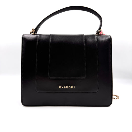 Bvlgari Serpenti 黑色風琴包