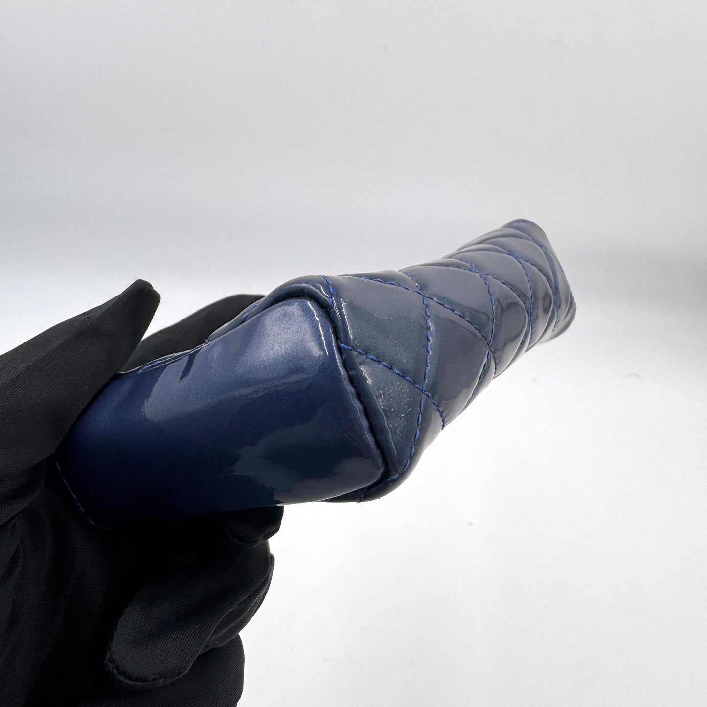 Chanel 漆皮菱格錢包