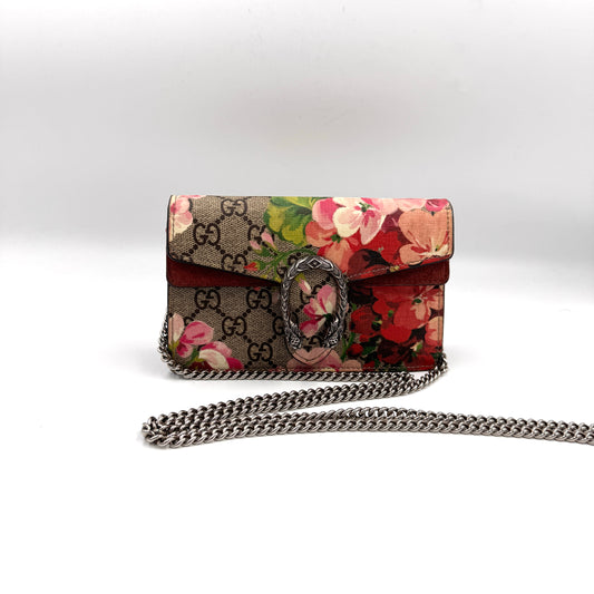 Gucci Dionysus 花卉帆布迷你包