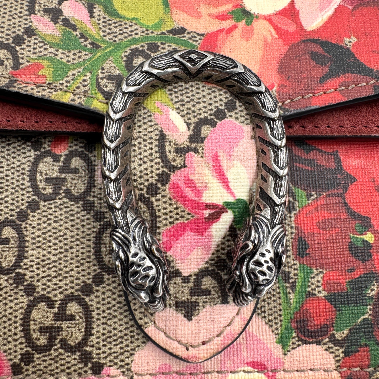 Gucci Dionysus 花卉帆布迷你包