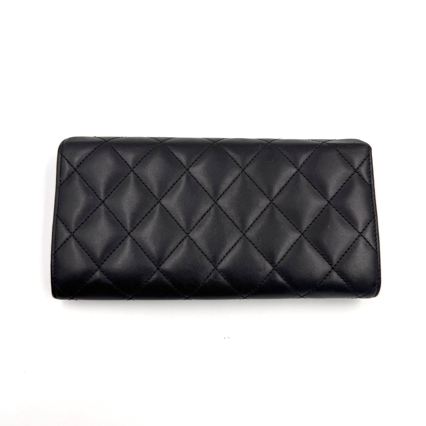 Chanel 康朋系列黑色長款手拿包