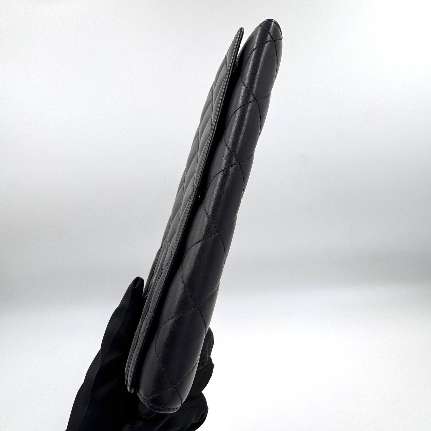 Chanel 康朋系列黑色長款手拿包