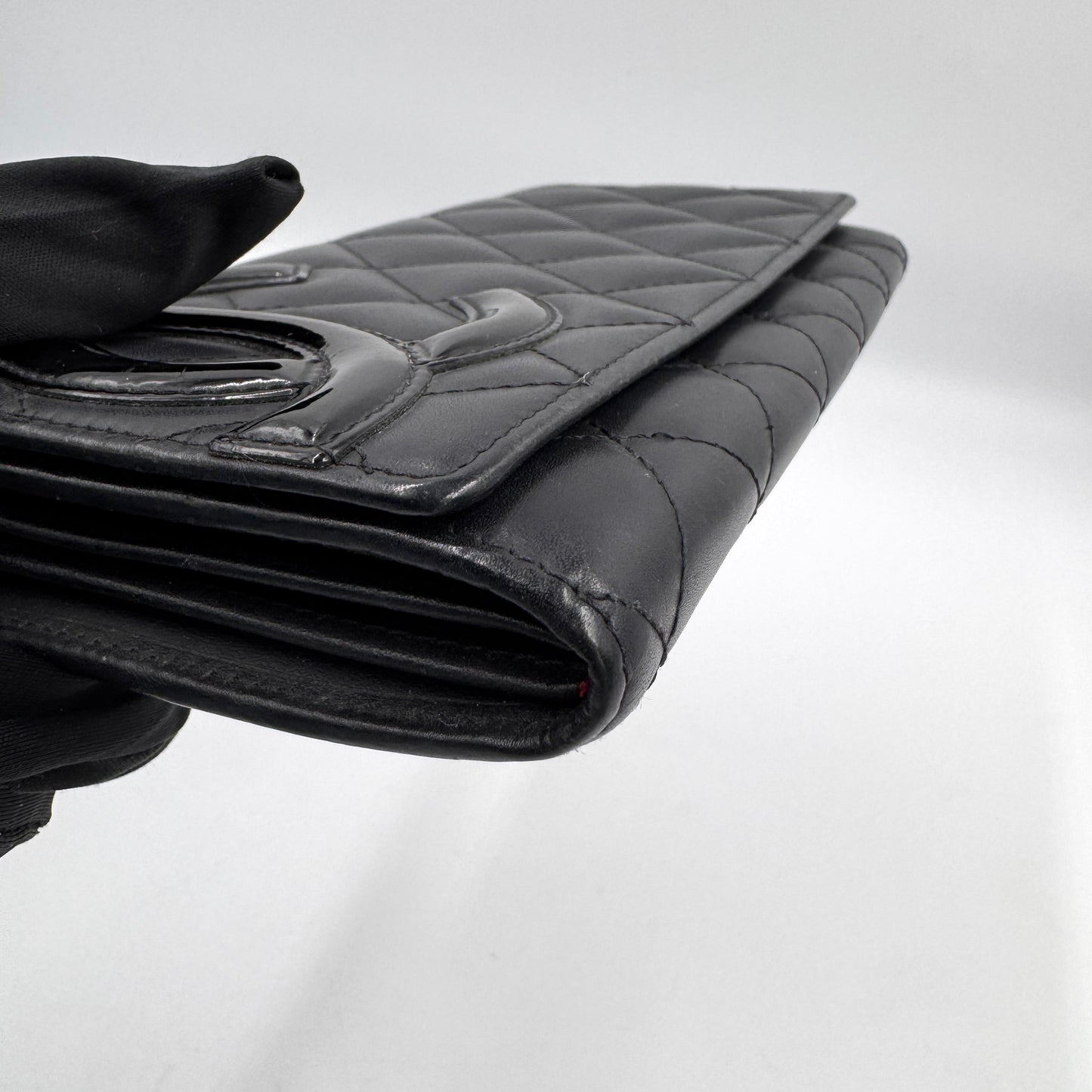 Chanel 康朋系列黑色長款手拿包