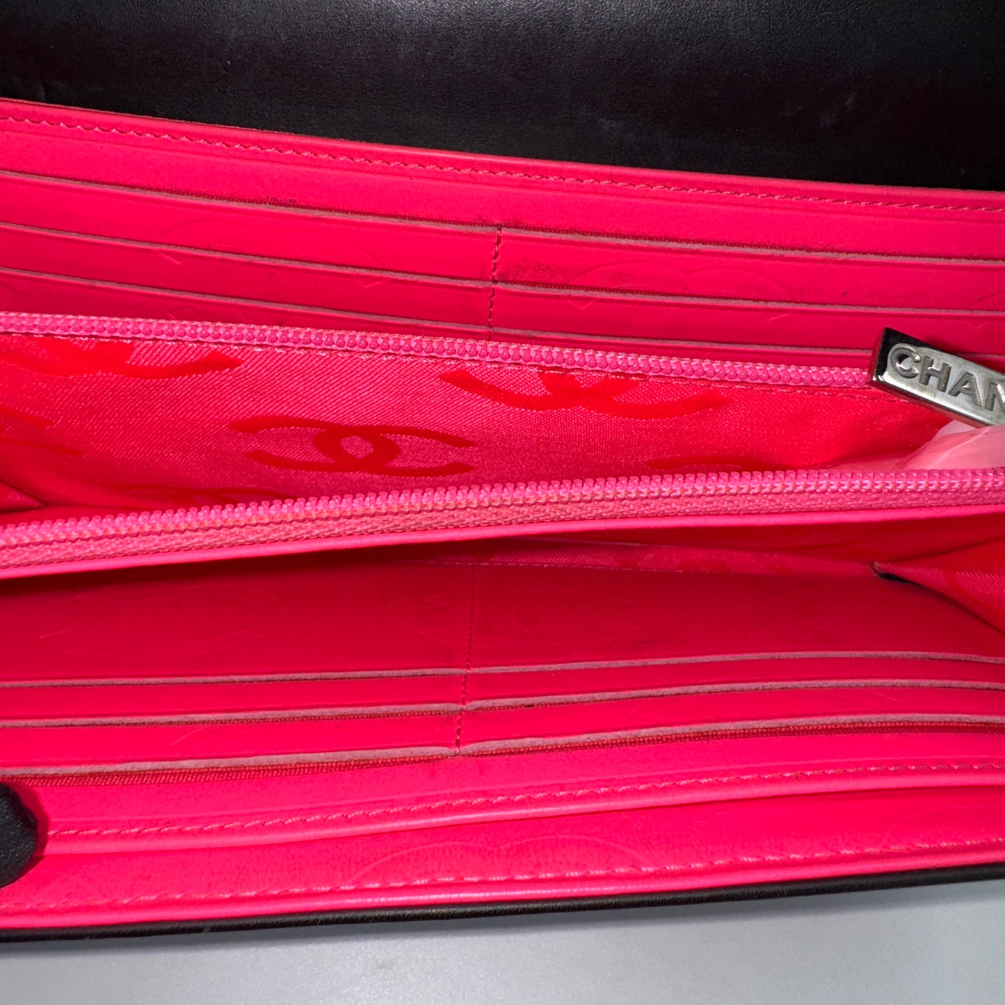 Chanel 康朋系列黑色長款手拿包