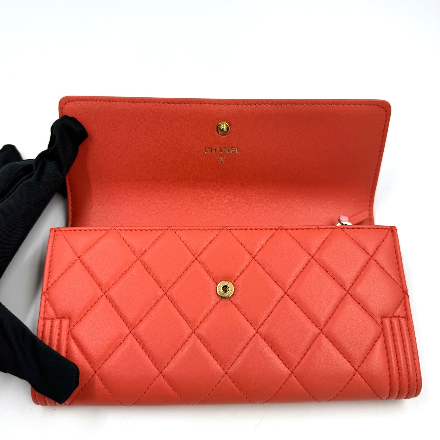 Chanel Le Boy 長款錢包