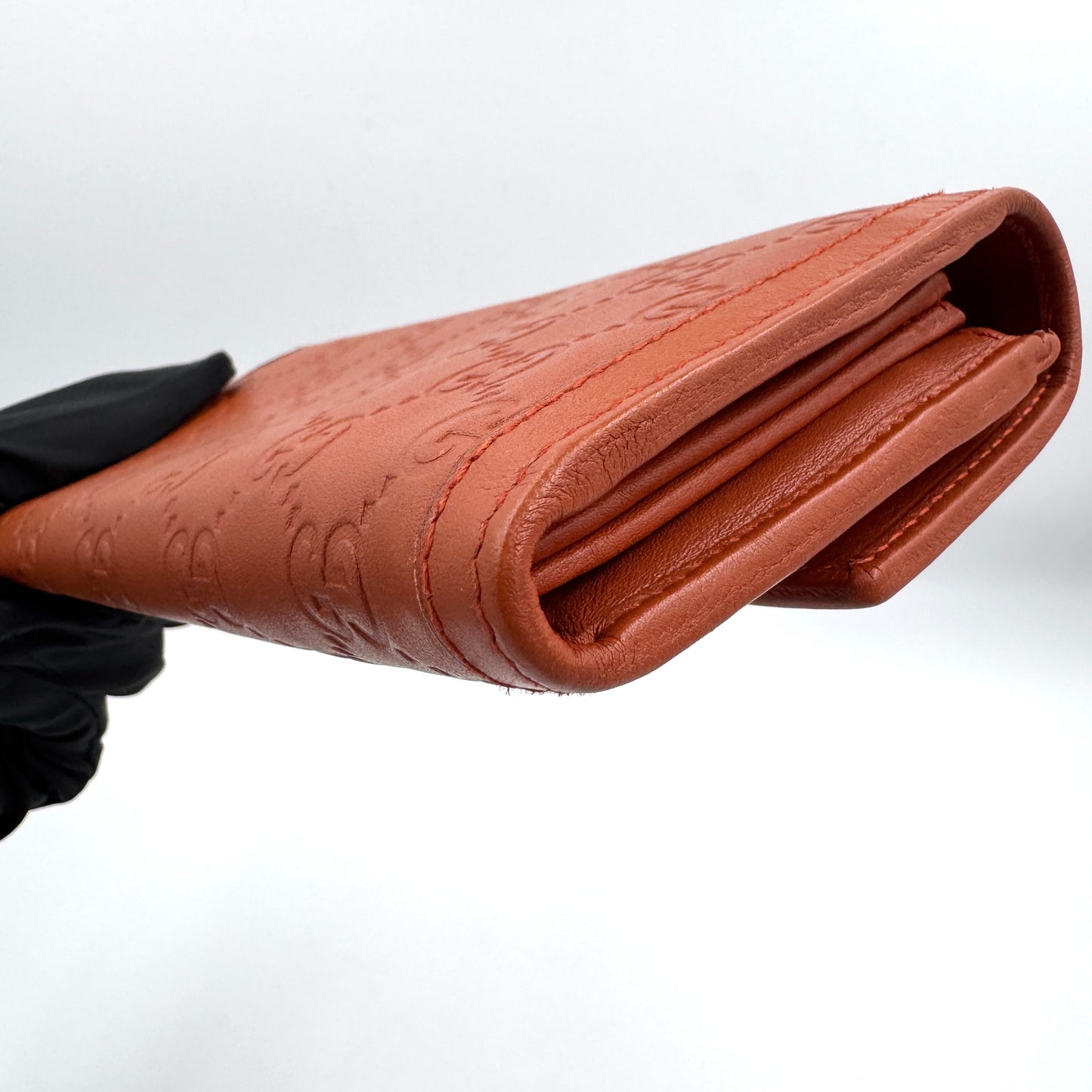 Gucci Interlocking G 雙 G 金扣長款皮夾