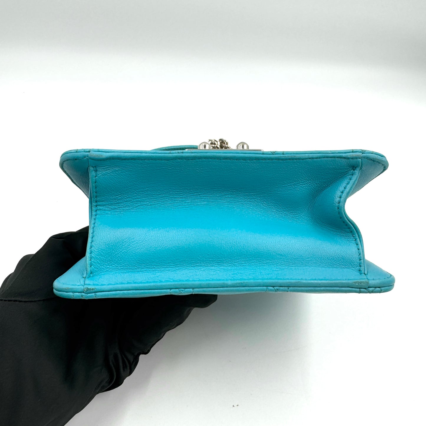 Dior 藤格紋 Mini 鏈條包