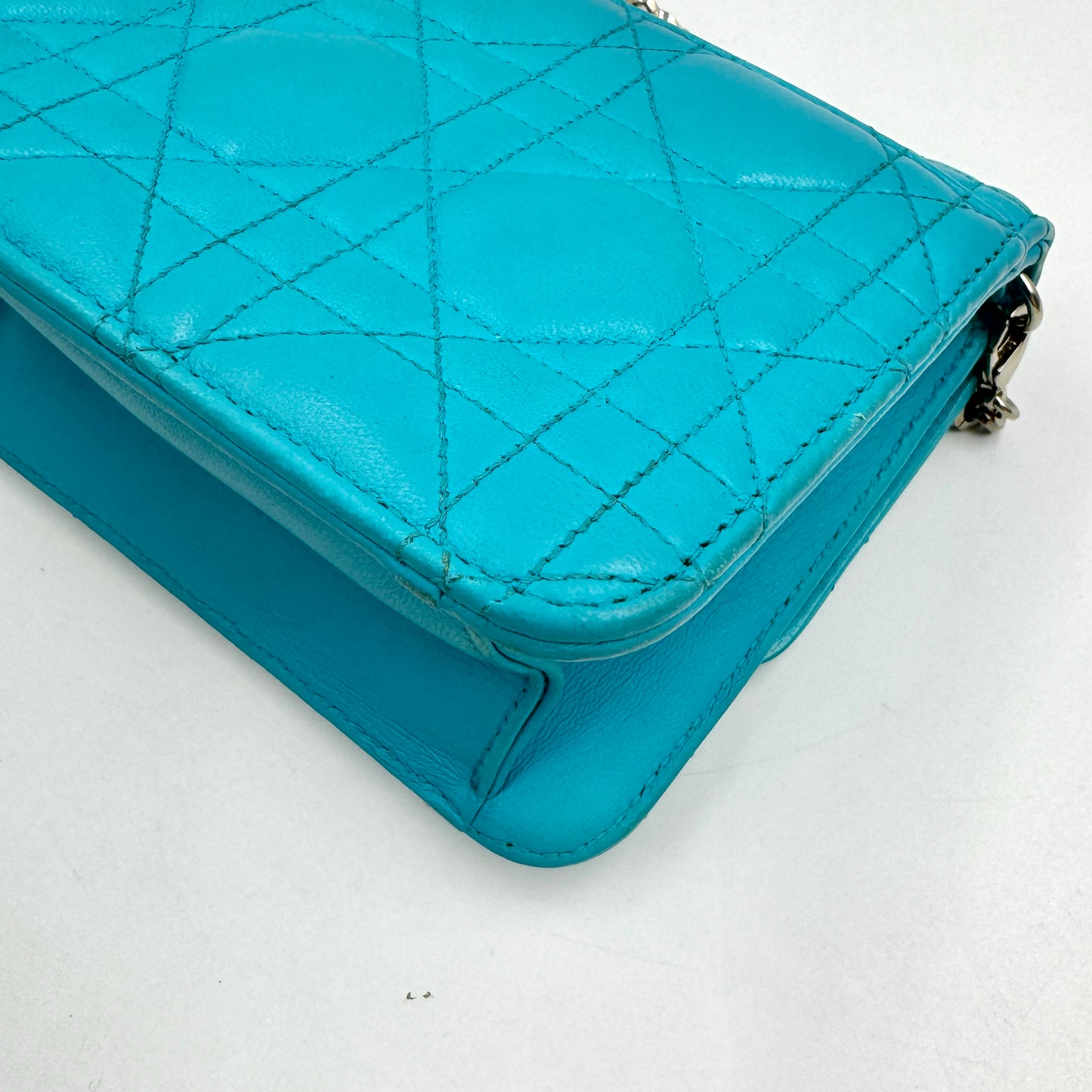 Dior 藤格紋 Mini 鏈條包