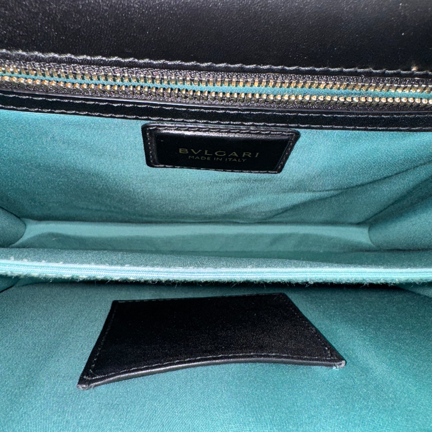 Bvlgari Serpenti 黑色風琴包