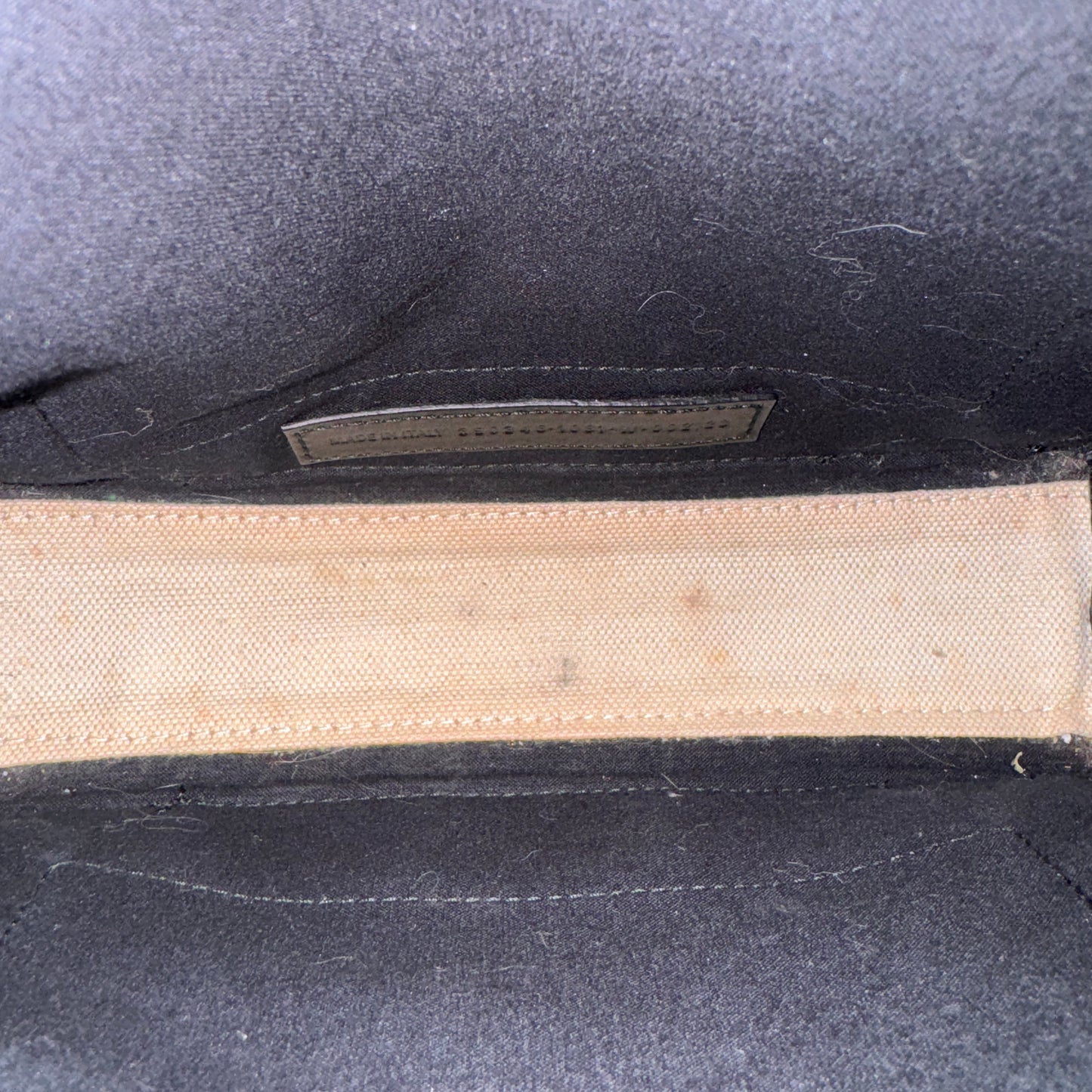 Balenciaga Navy Cabas 小號帆布拼皮托特包