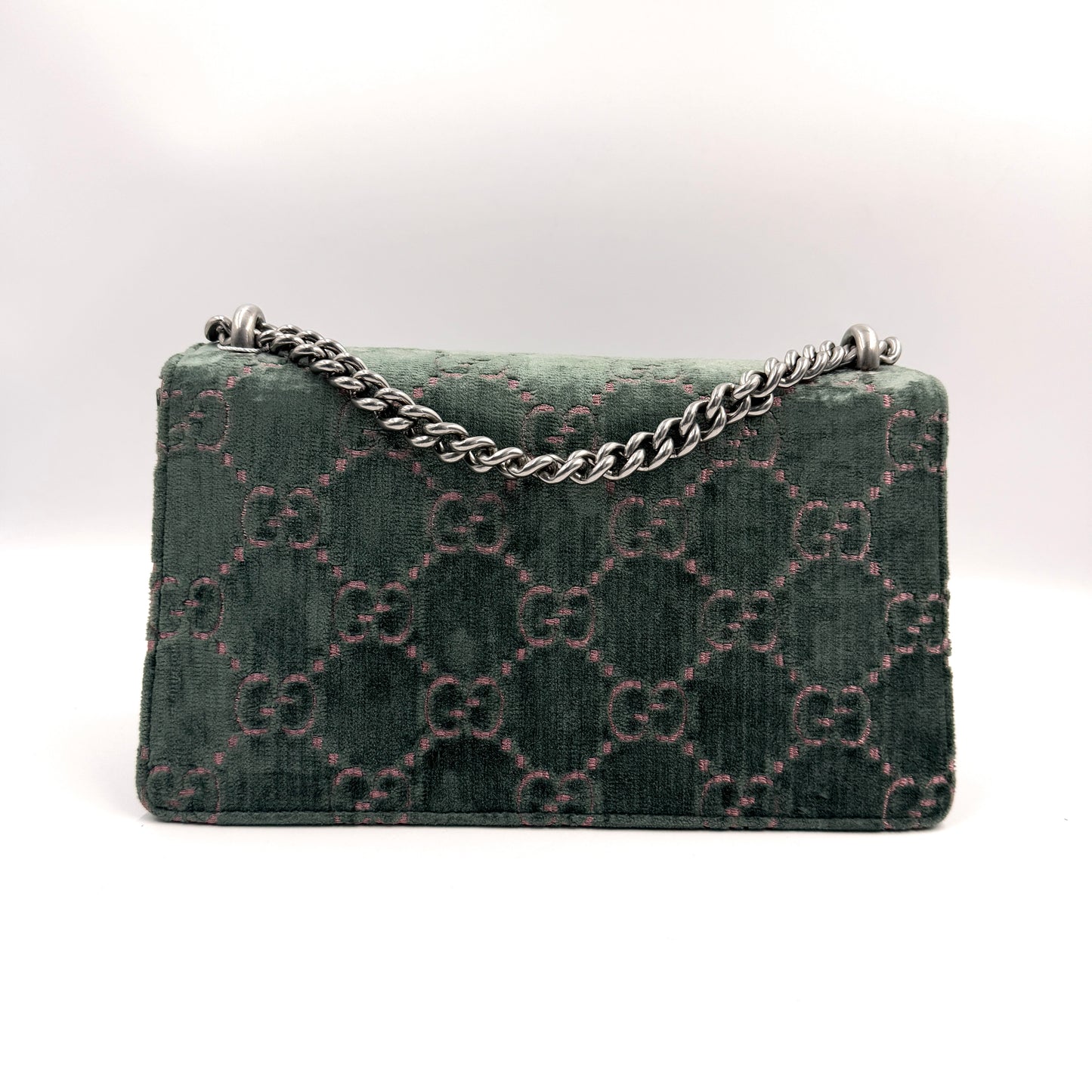 Gucci Dionysus Suede GG Small（酒神）麂皮鑽扣酒神小號