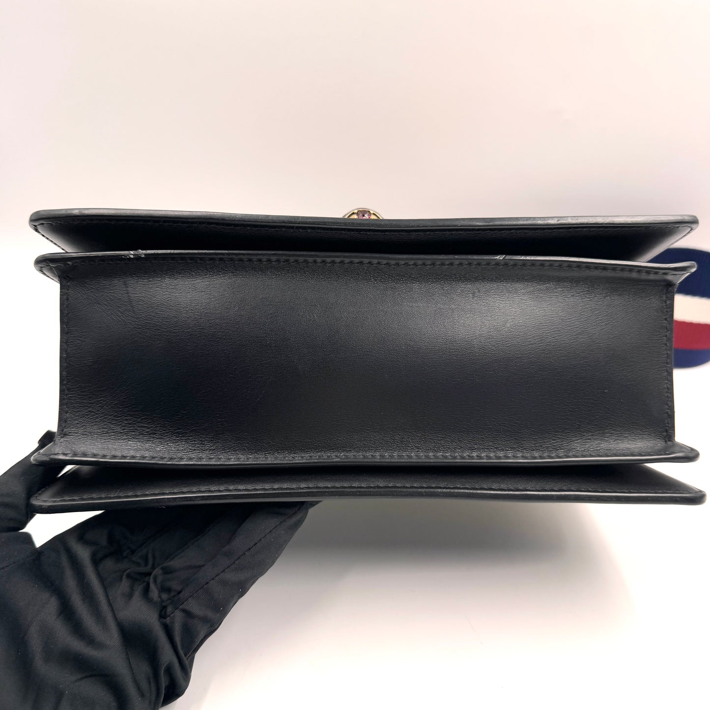 Gucci Margaret Queen Bee Shoulder Bag（皇后包）老花皇后蜜蜂包