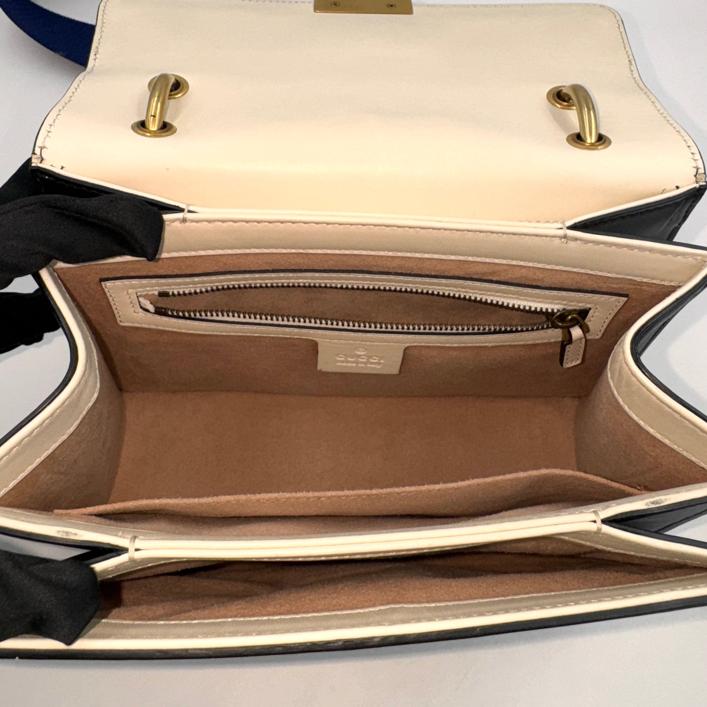 Gucci Margaret Queen Bee Shoulder Bag（皇后包）老花皇后蜜蜂包