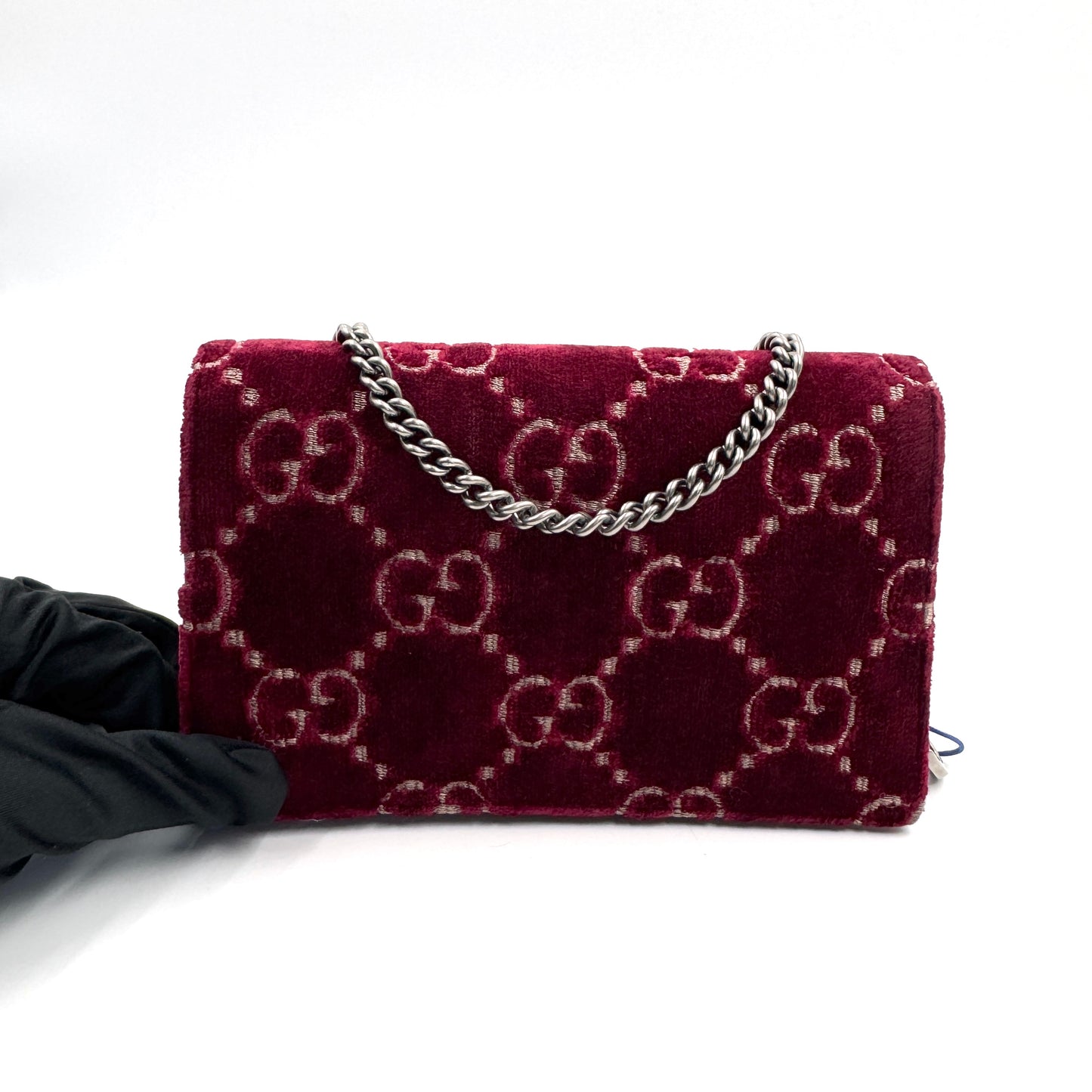 Gucci Dionysus Velvet Mini（酒神）絲絨紅色迷你酒神