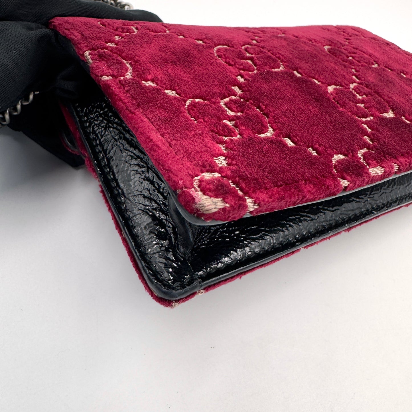 Gucci Dionysus Velvet Mini（酒神）絲絨紅色迷你酒神