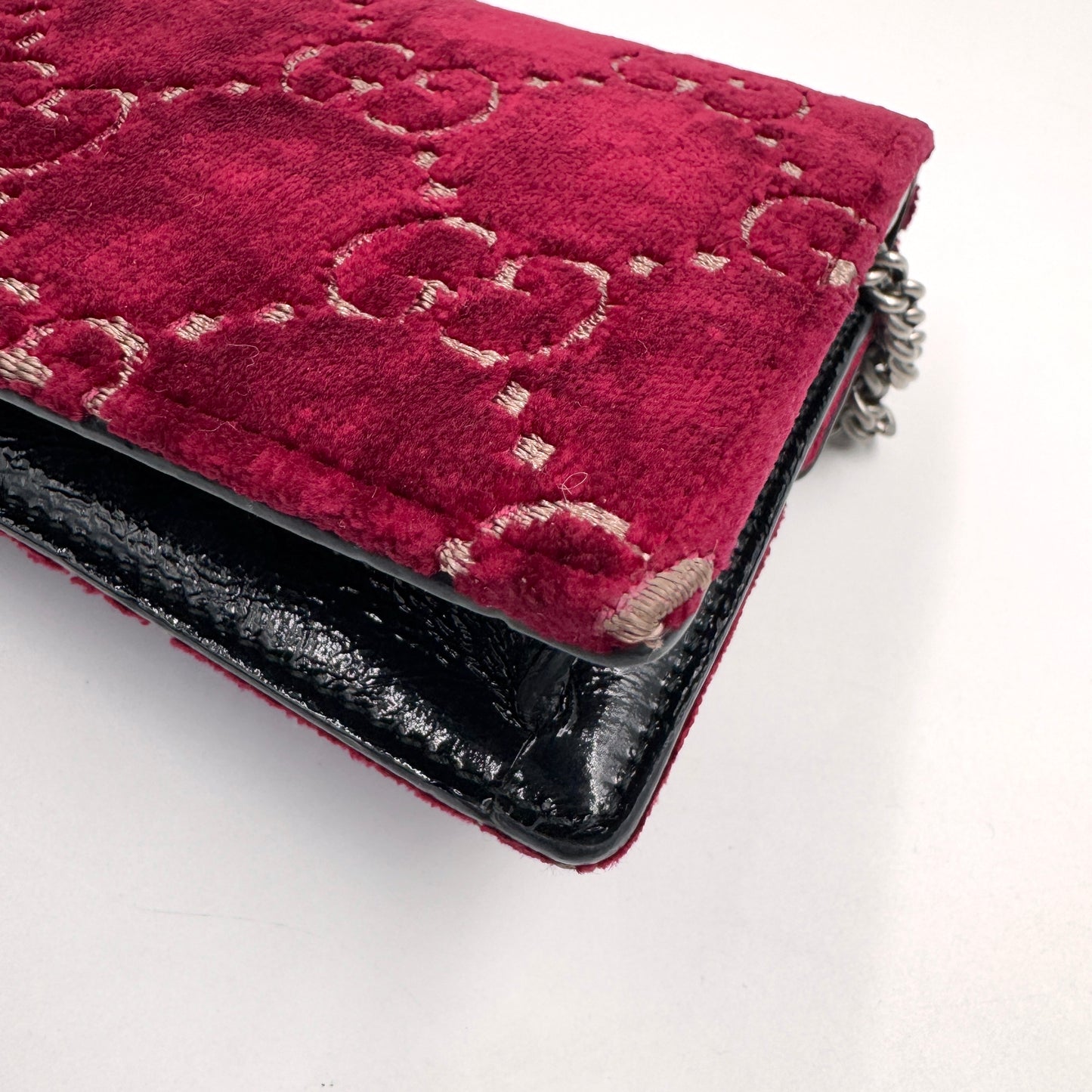 Gucci Dionysus Velvet Mini（酒神）絲絨紅色迷你酒神