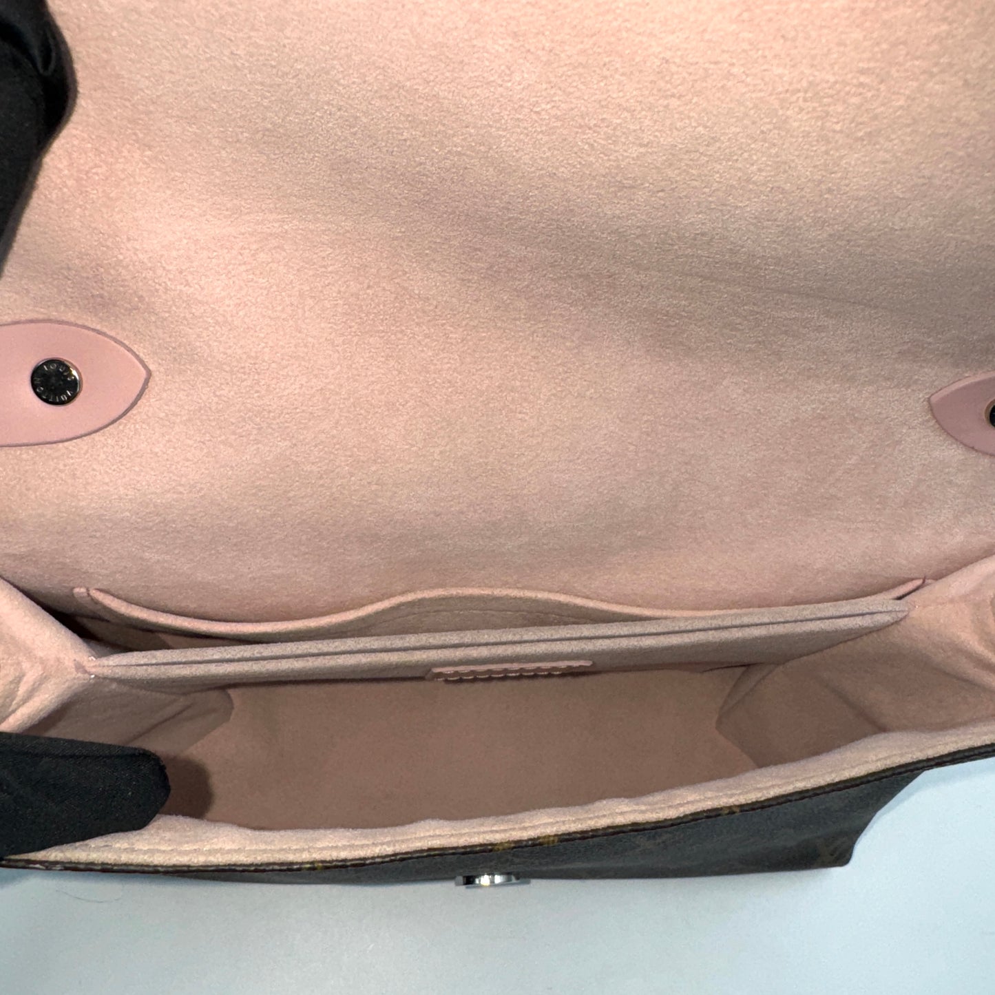 Louis Vuitton Saint Placide（信封包）水波紋拼老花信封鍊條包