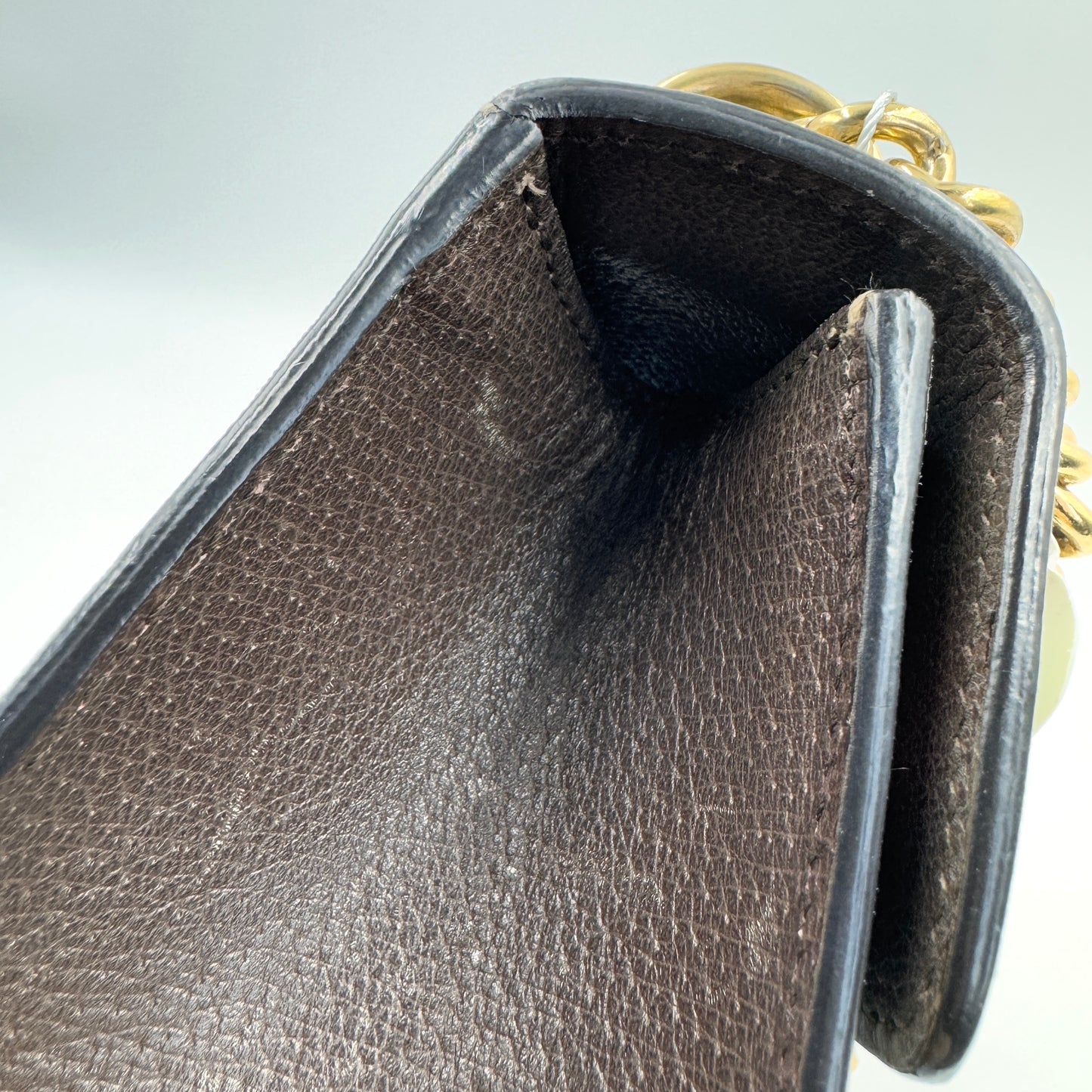 Gucci Padlock Small Shoulder Bag（月光寶盒）鳥語花金屬鎖頭鏈條包