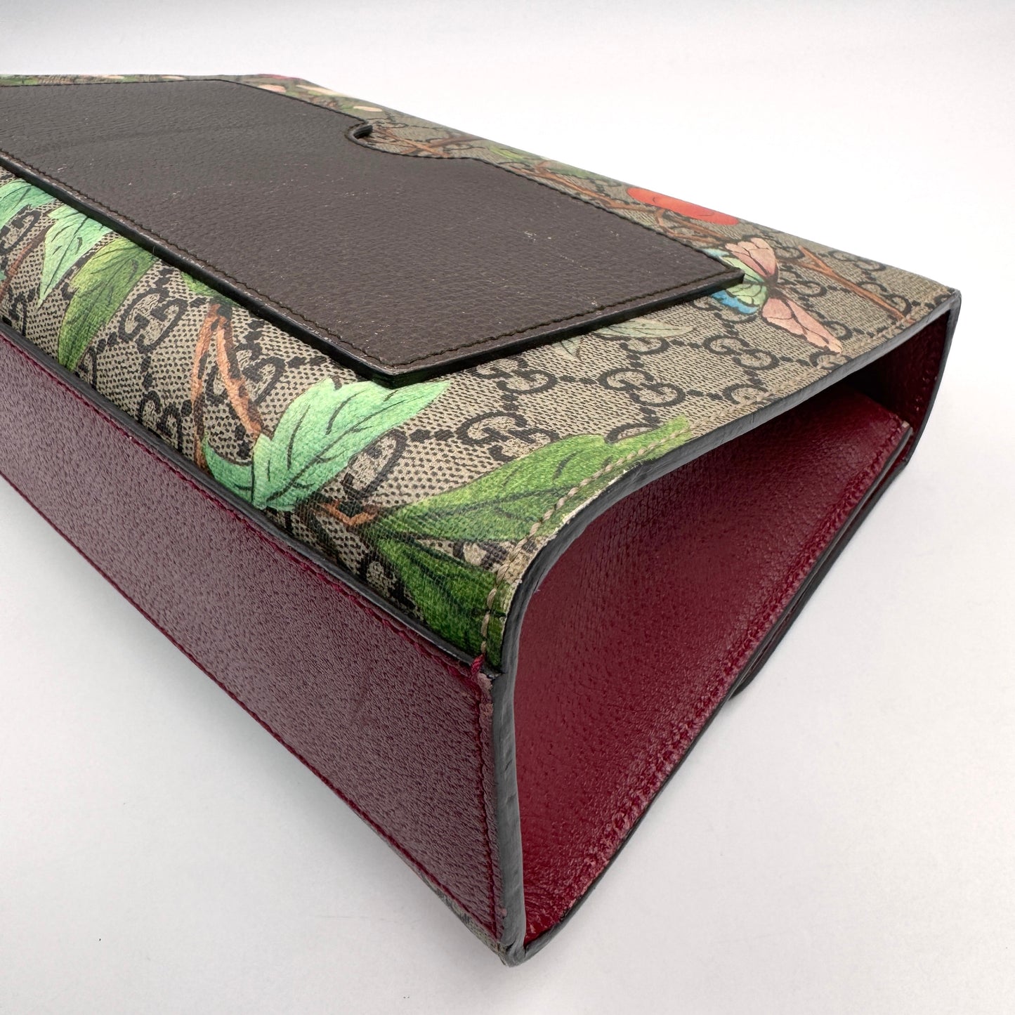 Gucci Padlock Medium Shoulder Bag（月光寶盒）鳥語花鎖頭鏈條包