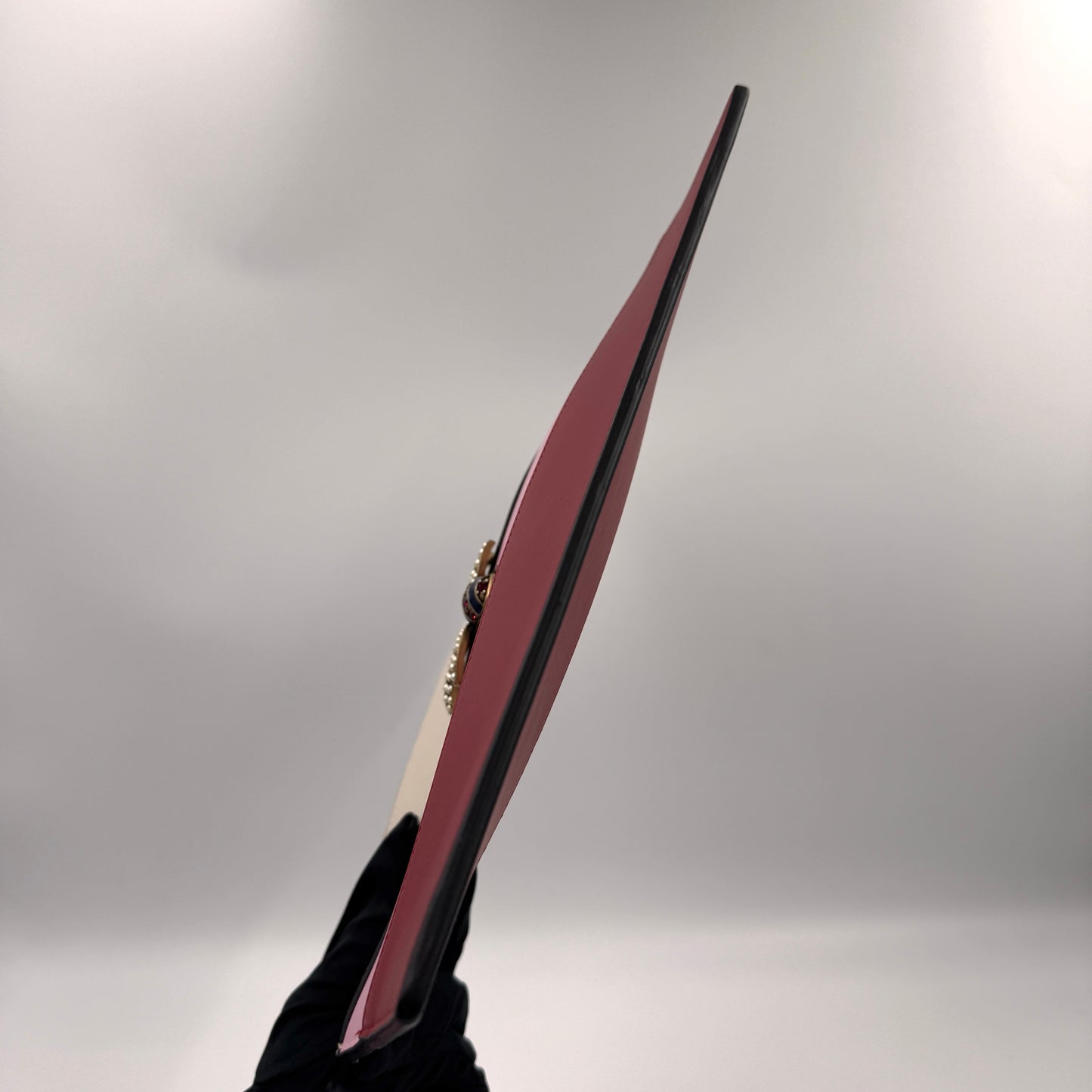 Gucci Queen Margaret Leather Pouch（皇后手拿包）白藍紅拼色蜜蜂皇后手拿包