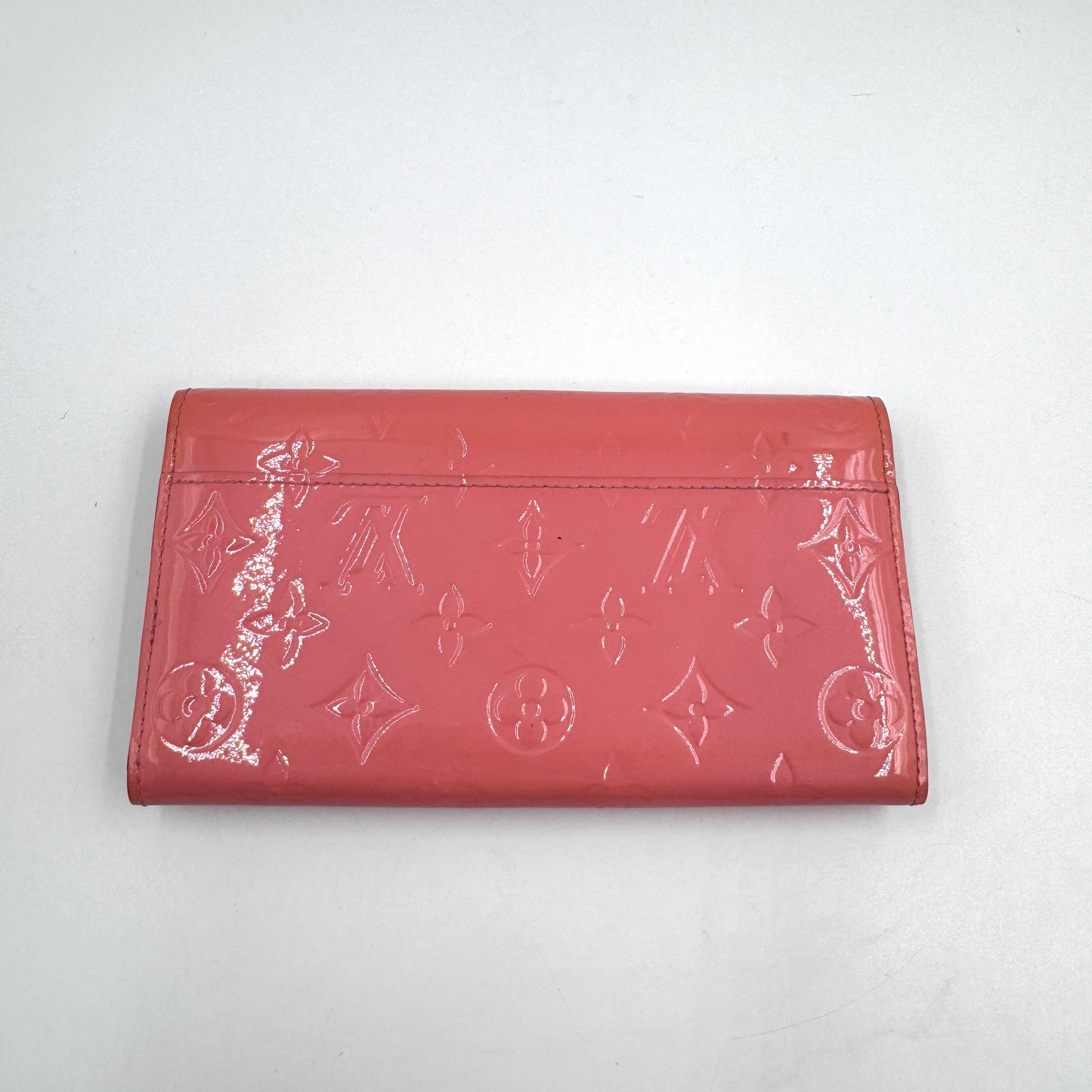 Louis Vuitton Vernis Long Wallet（長夾）紅色漆皮長夾