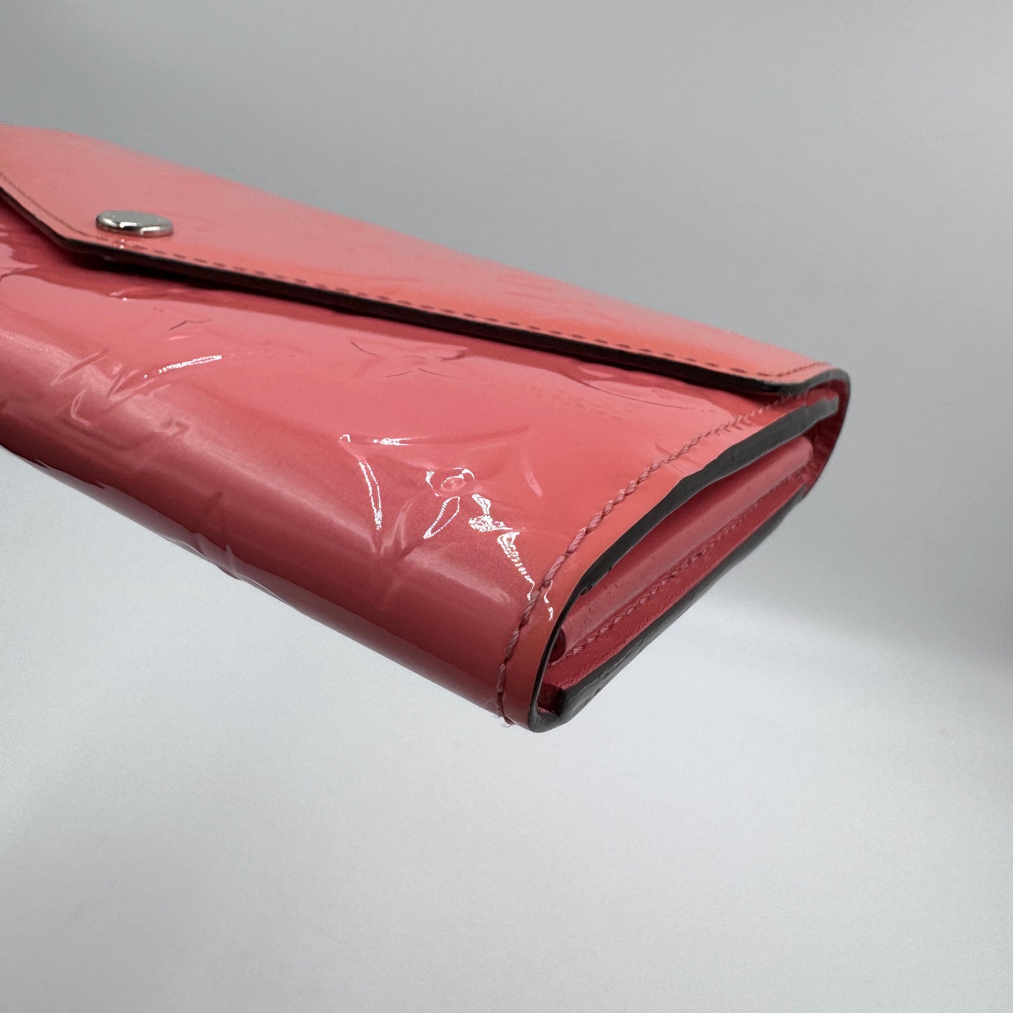 Louis Vuitton Vernis Long Wallet（長夾）紅色漆皮長夾