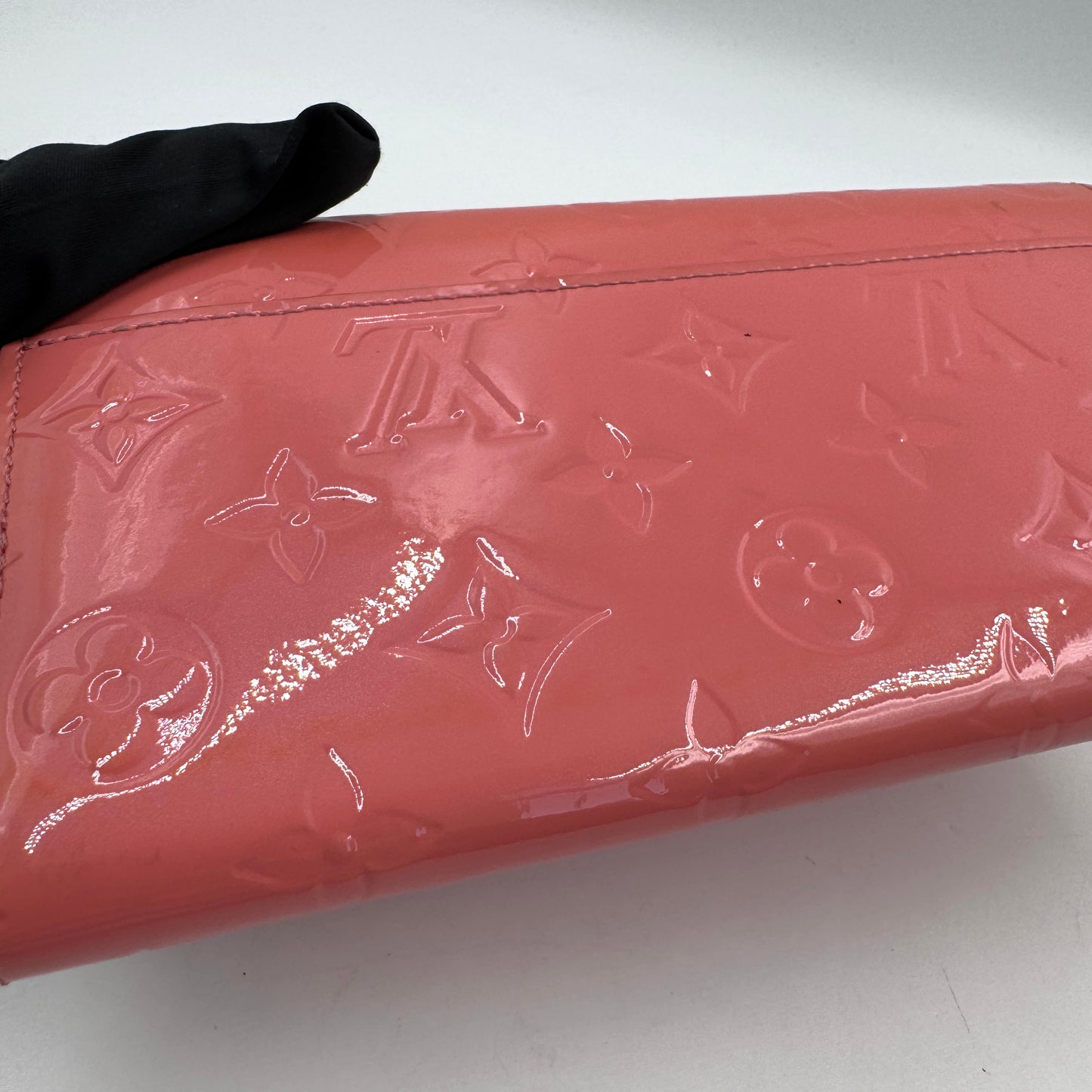 Louis Vuitton Vernis Long Wallet（長夾）紅色漆皮長夾