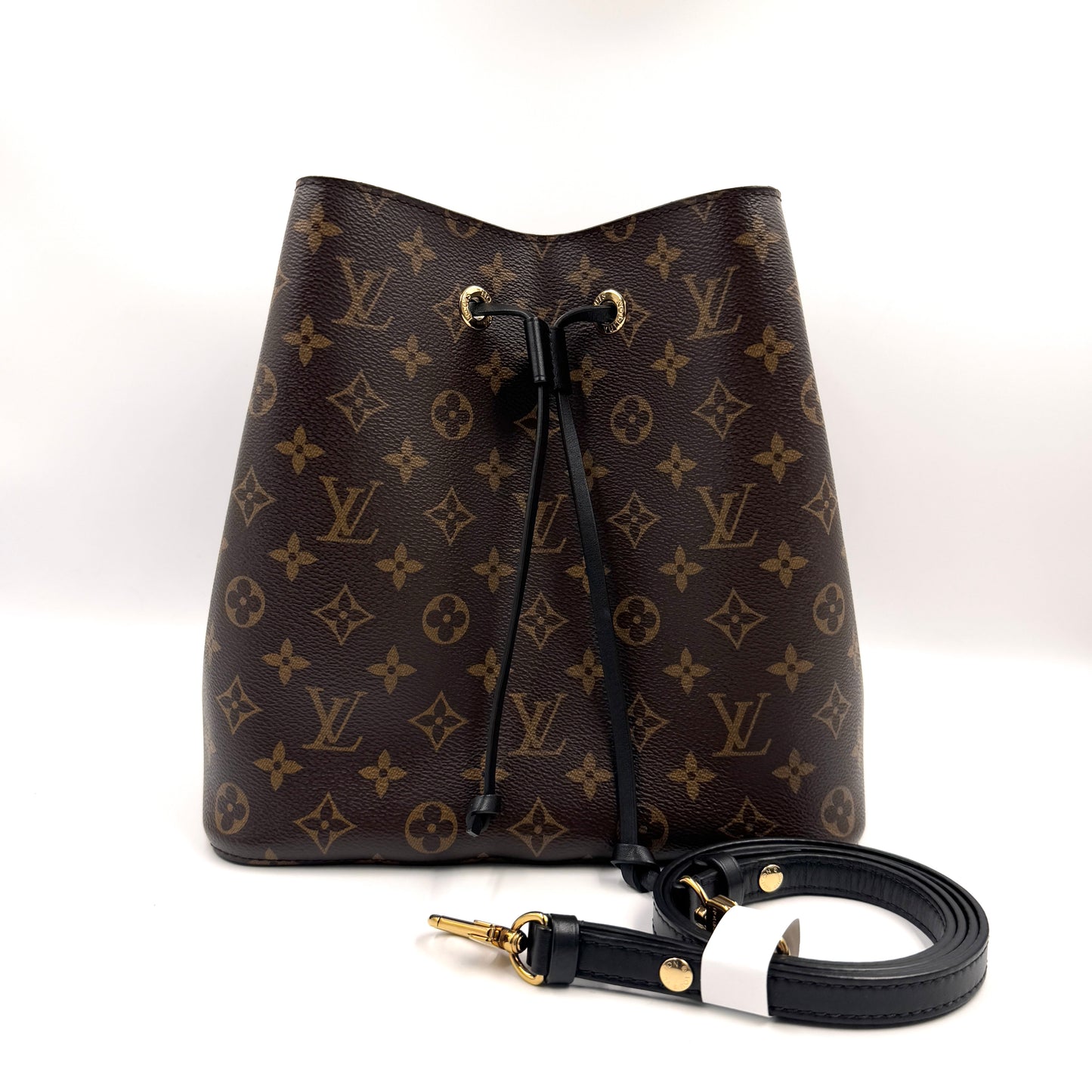 Louis Vuitton NéoNoé MM（水桶包）老花黑色水桶包