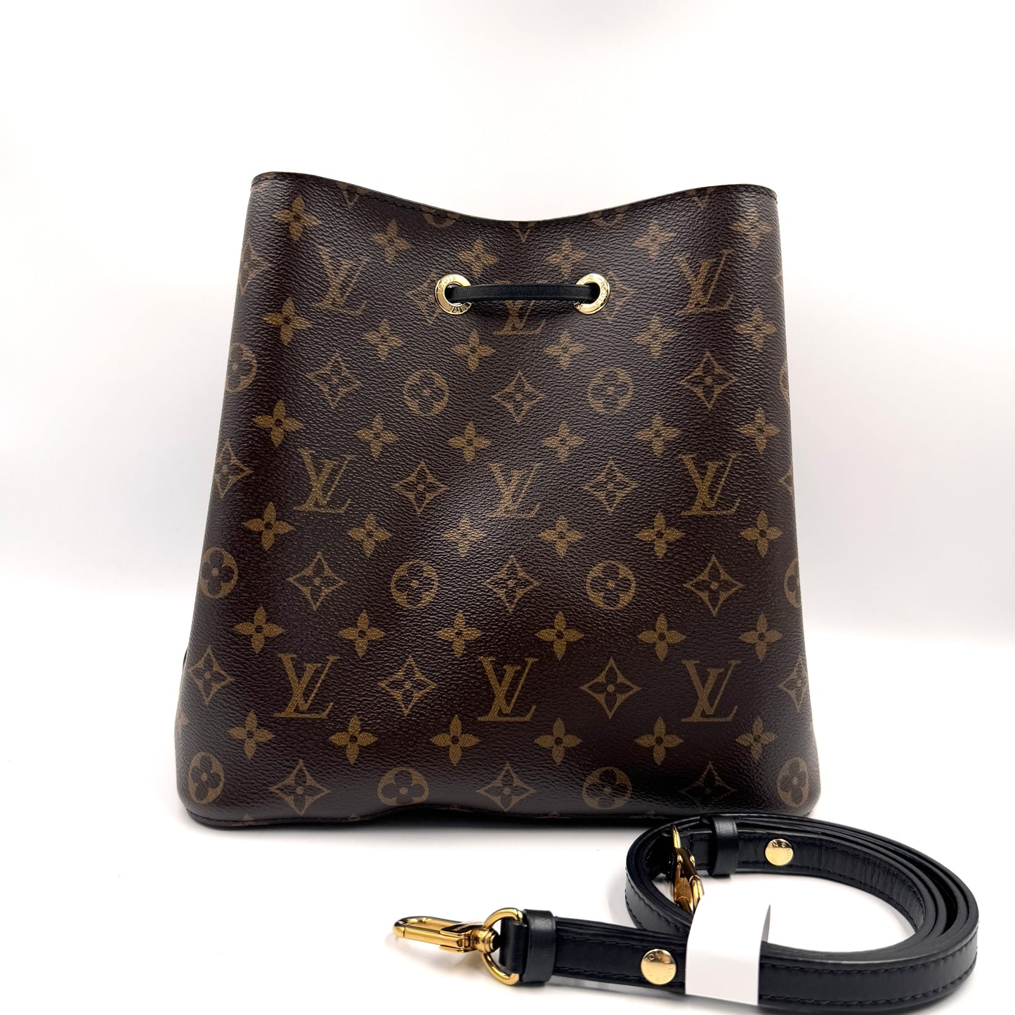 Louis Vuitton NéoNoé MM（水桶包）老花黑色水桶包