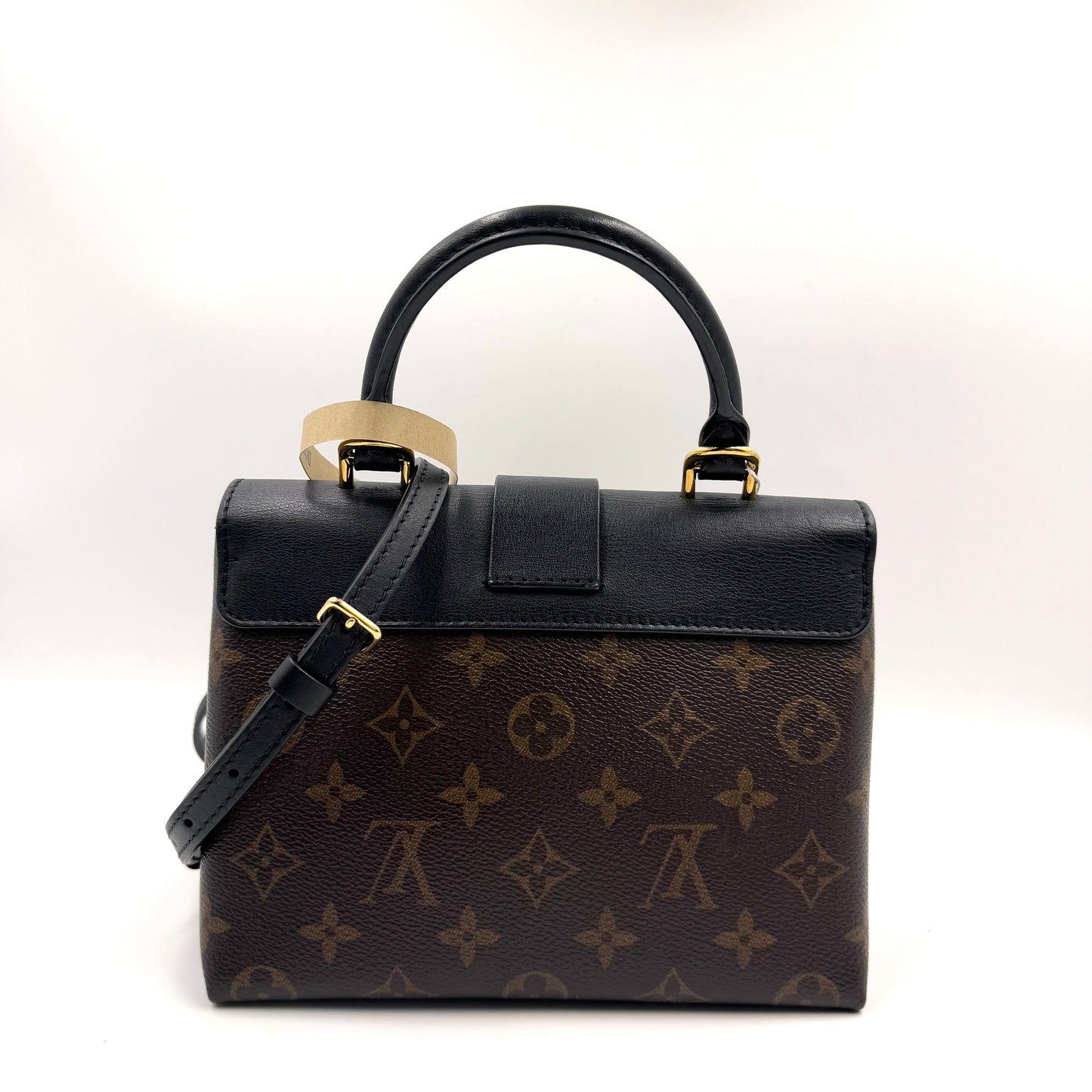 Louis Vuitton Locky BB（小鎖頭包）老花拼黑色