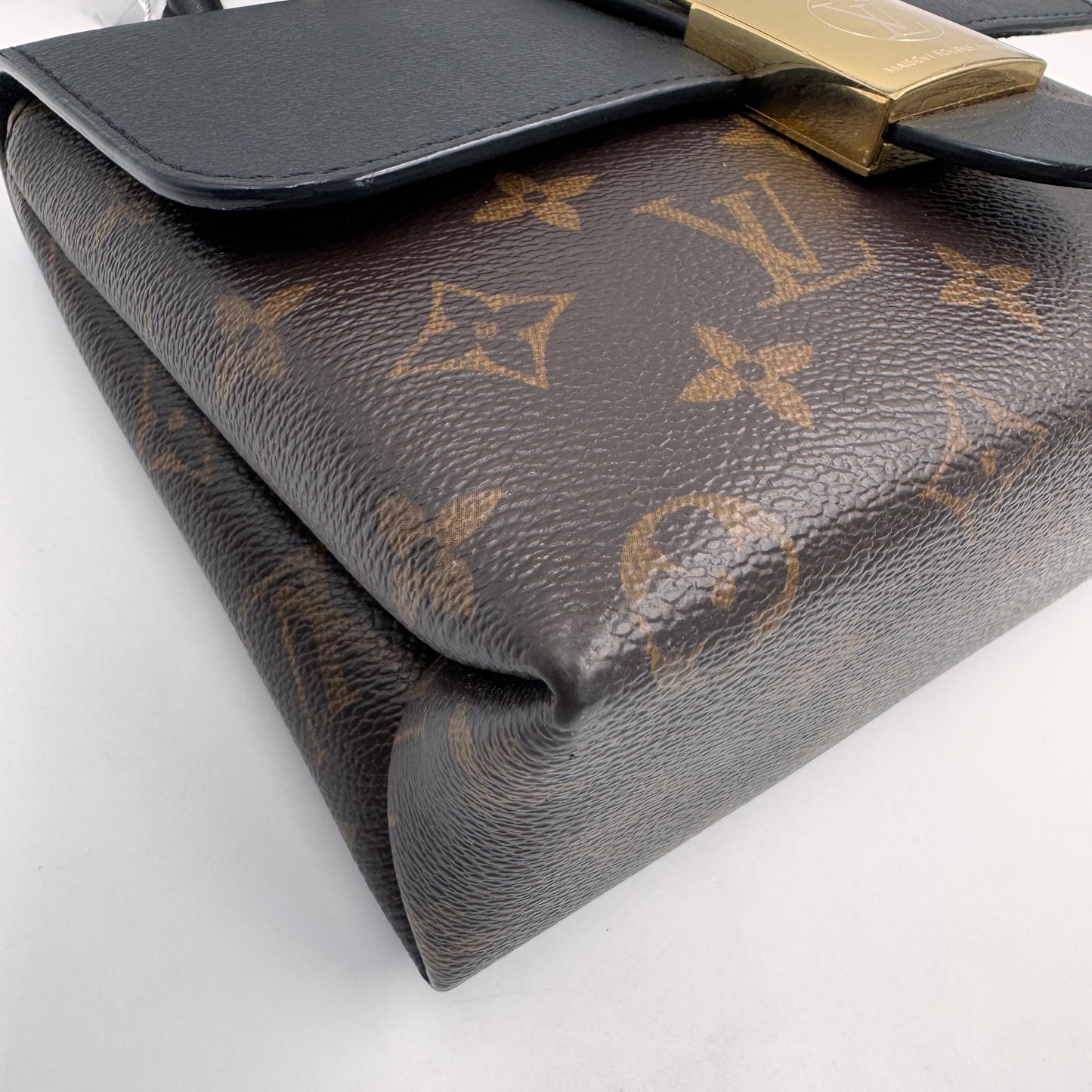 Louis Vuitton Locky BB（小鎖頭包）老花拼黑色