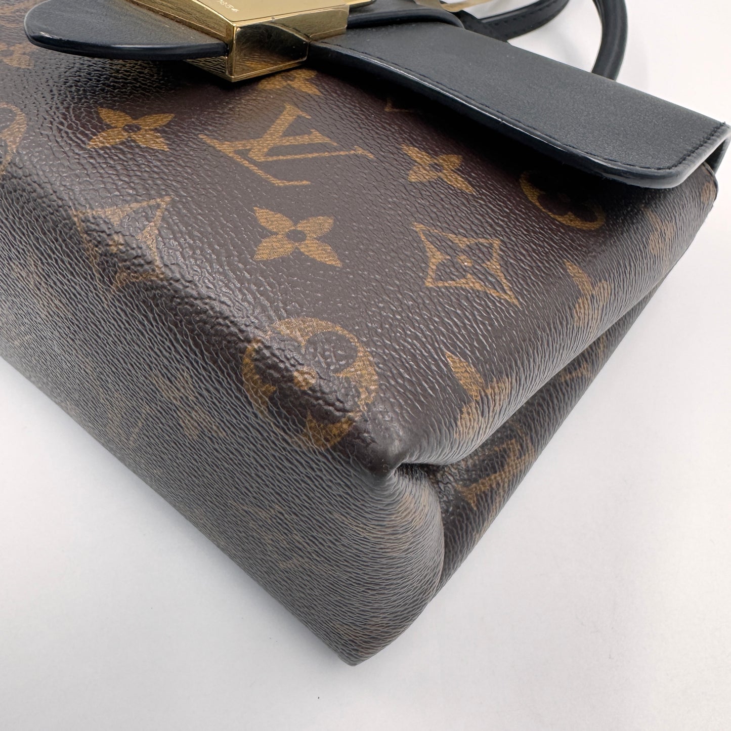 Louis Vuitton Locky BB（小鎖頭包）老花拼黑色