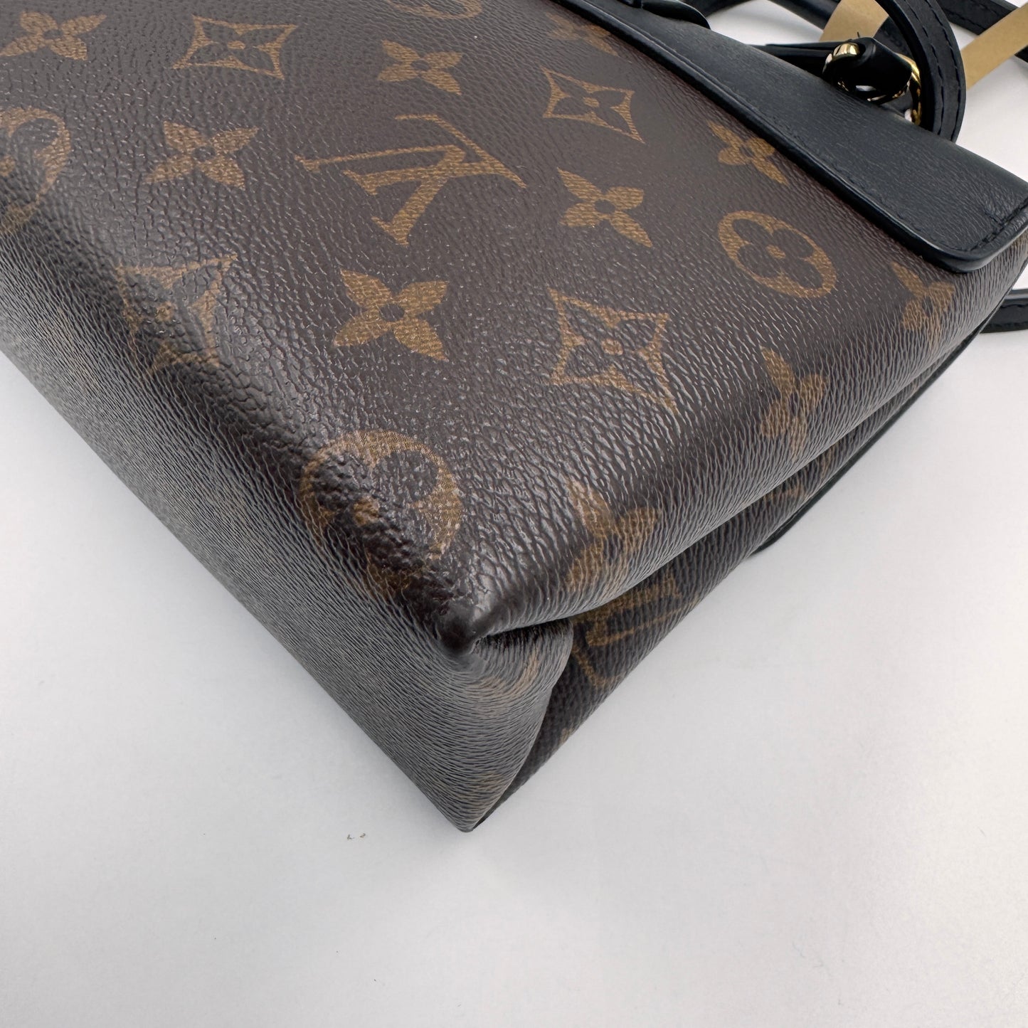 Louis Vuitton Locky BB（小鎖頭包）老花拼黑色