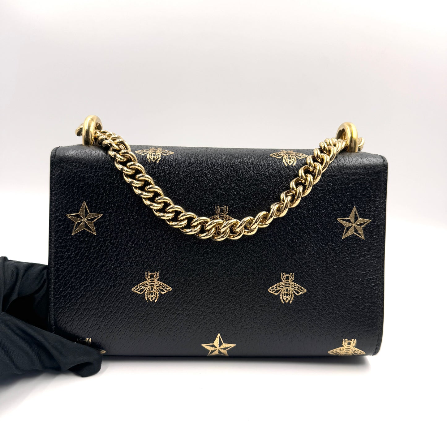 Gucci Padlock Small Shoulder Bag（月光寶盒）牛皮鎖頭盒子包