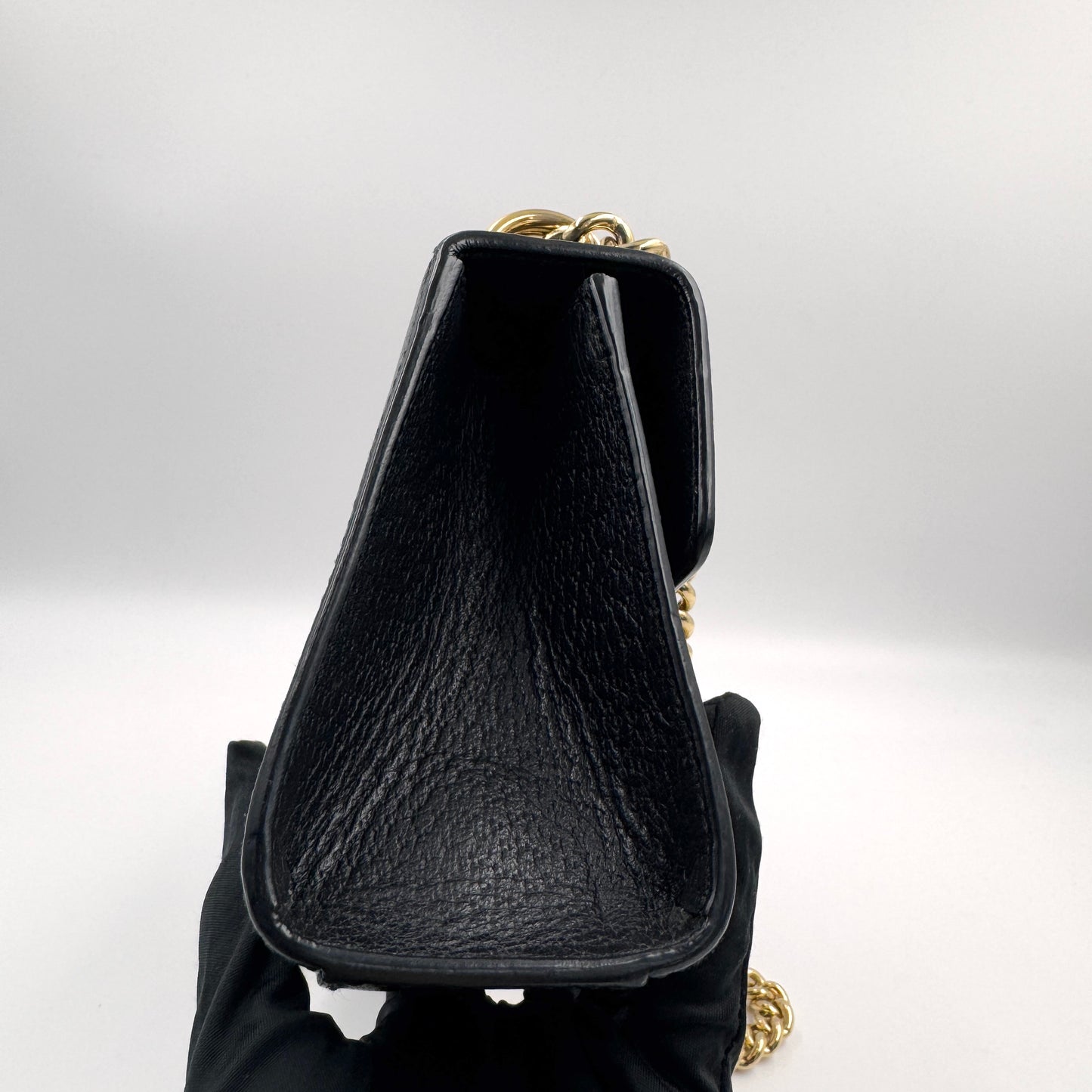 Gucci Padlock Small Shoulder Bag（月光寶盒）牛皮鎖頭盒子包