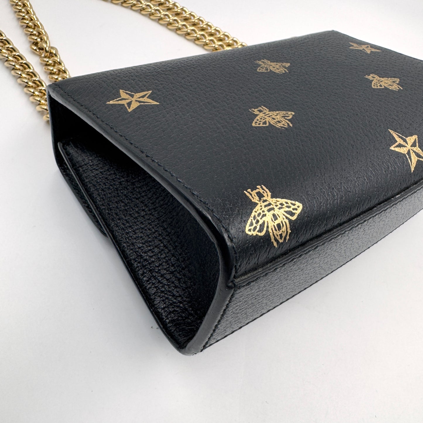 Gucci Padlock Small Shoulder Bag（月光寶盒）牛皮鎖頭盒子包