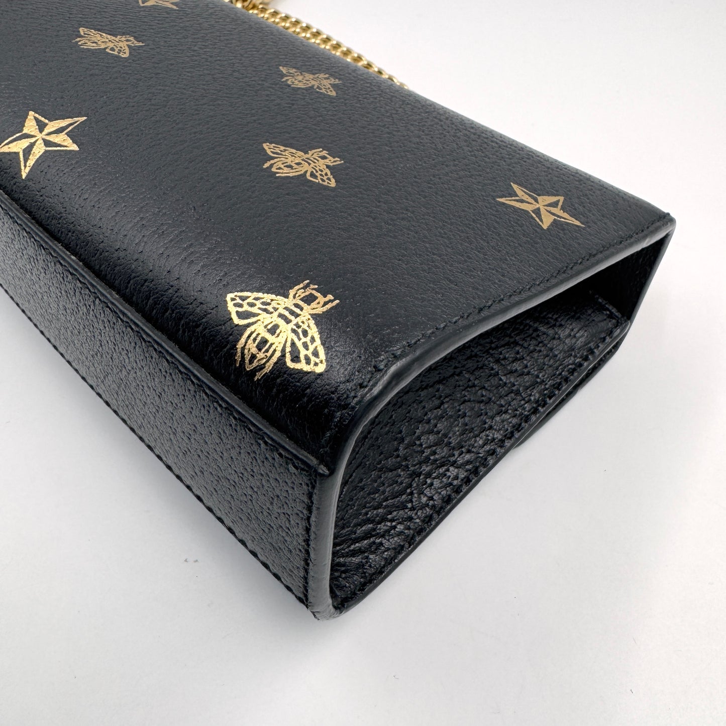 Gucci Padlock Small Shoulder Bag（月光寶盒）牛皮鎖頭盒子包