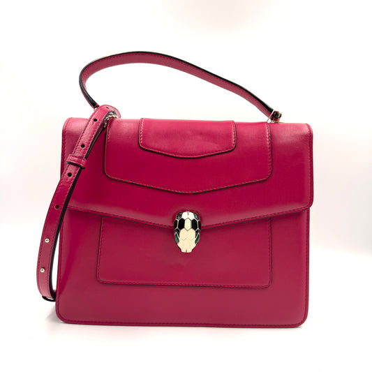 Bvlgari Serpenti Forever Accordion Bag（蛇頭包）風琴折層蛇頭手提