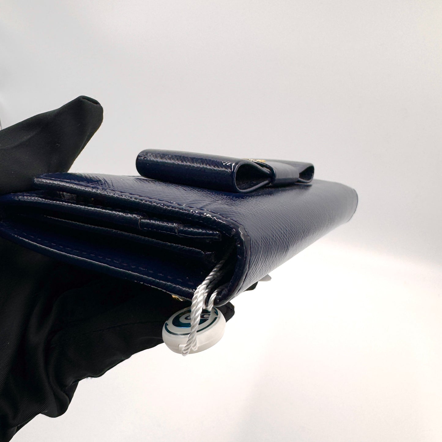 Prada Bow Leather Continental Wallet（蝴蝶結）蝴蝶結長款皮夾