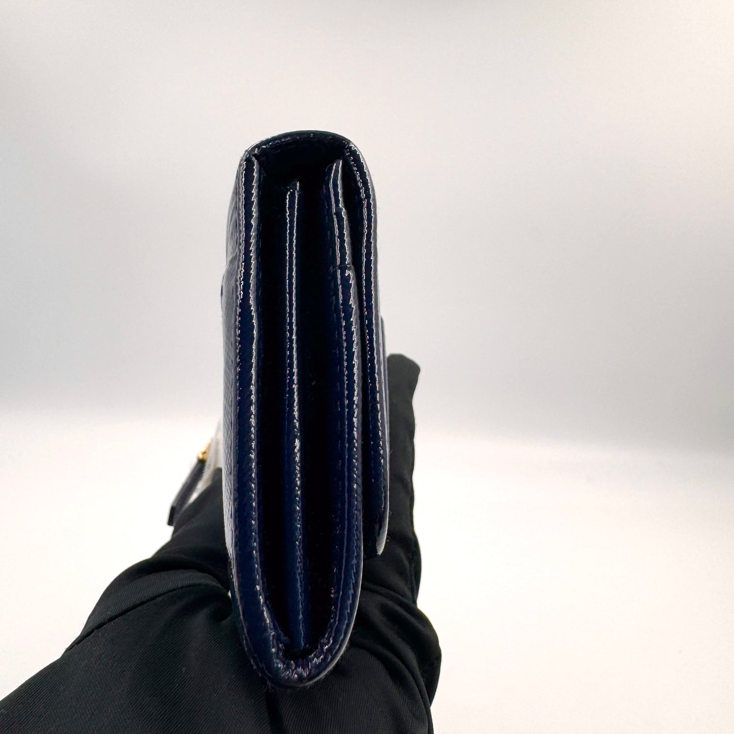 Prada Bow Leather Continental Wallet（蝴蝶結）蝴蝶結長款皮夾