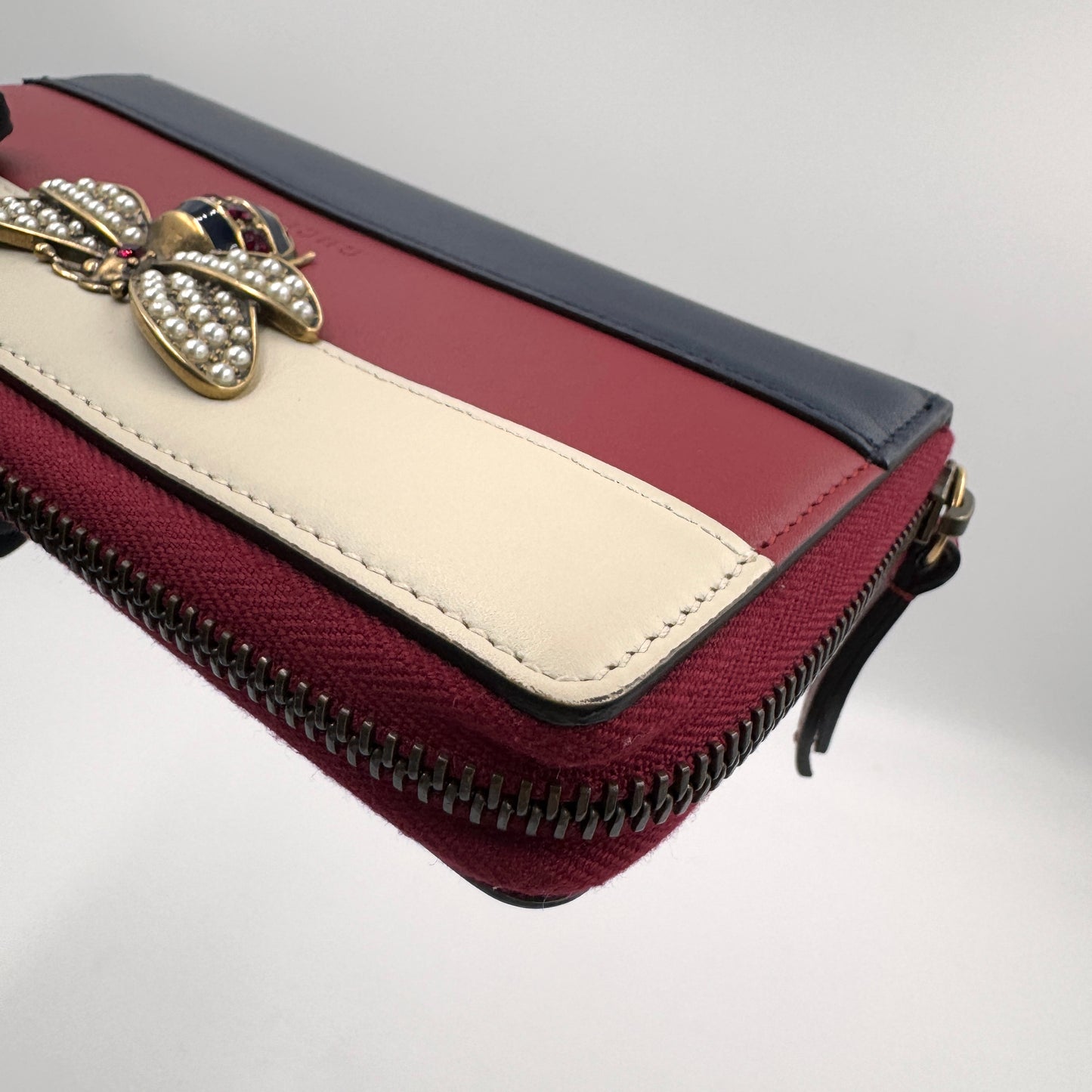 Gucci Margaret Queen Bee Chain Bag（皇后包）三拼色蜜蜂鏈條包