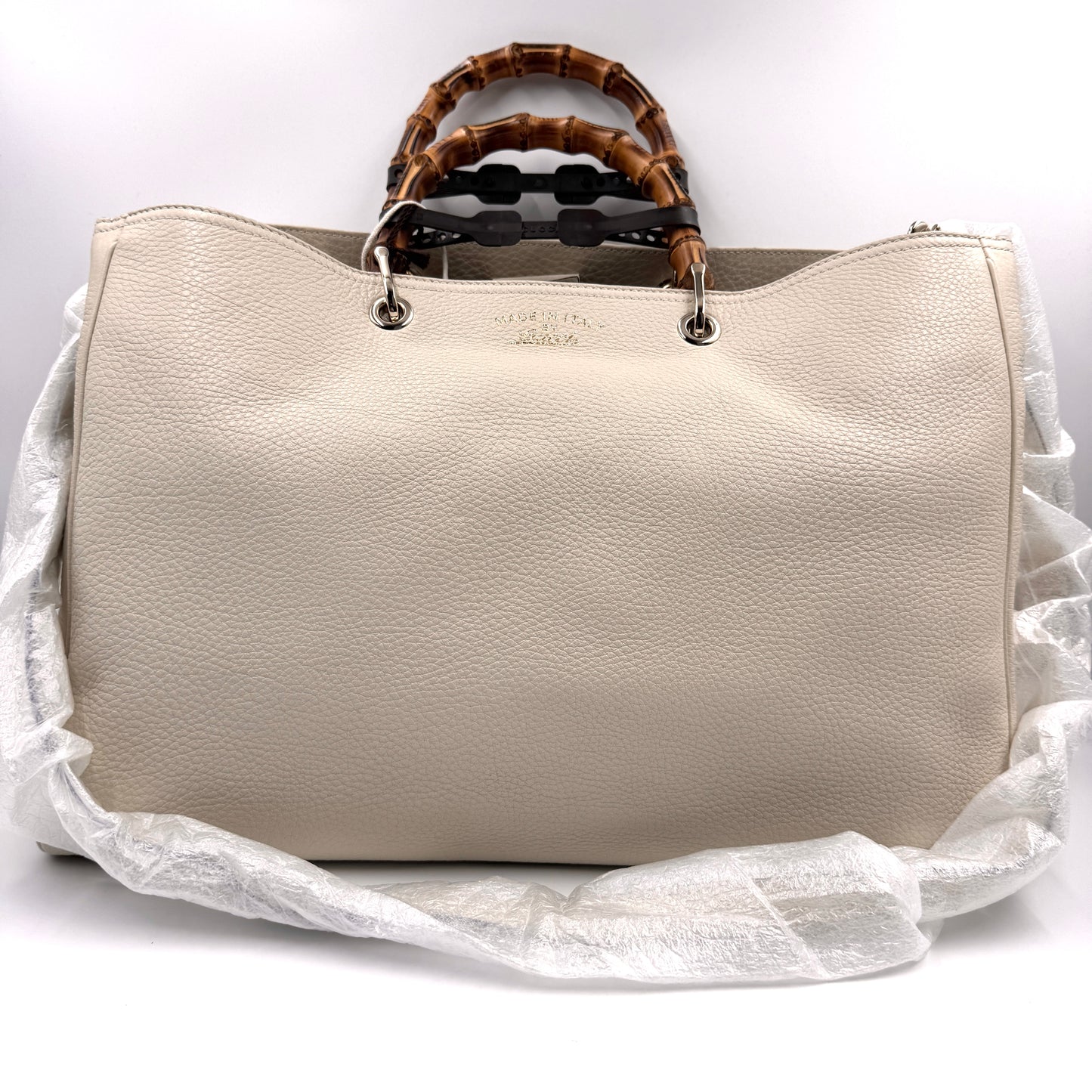 Gucci Bamboo 1947 Top Handle Bag（竹節包）經典竹節皮革手提