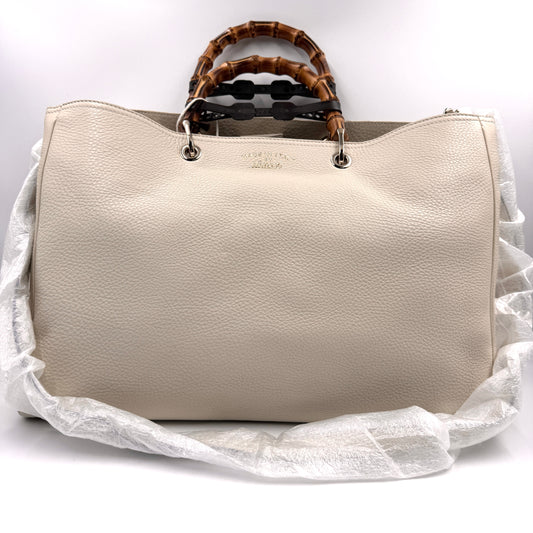 Gucci Bamboo 1947 Top Handle Bag（竹節包）經典竹節皮革手提
