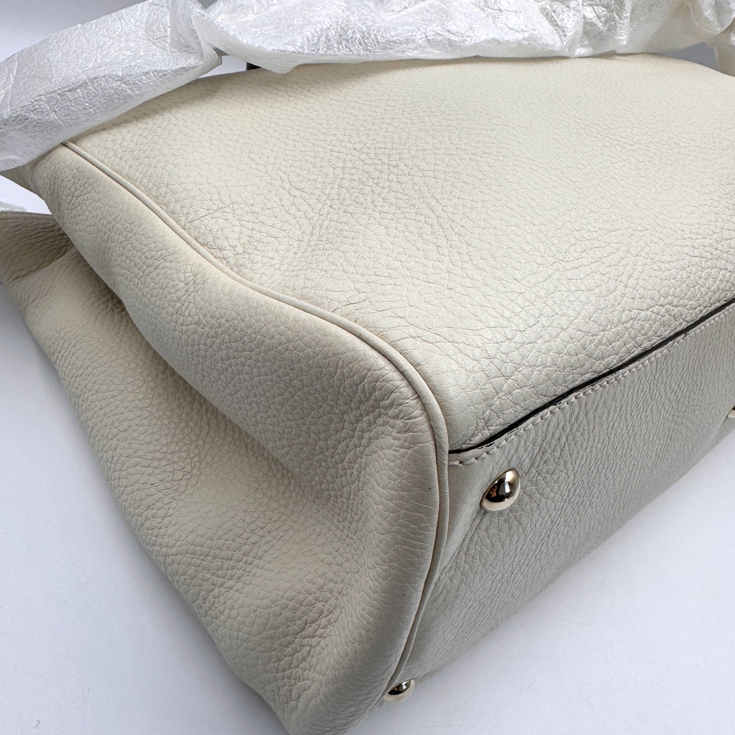 Gucci Bamboo 1947 Top Handle Bag（竹節包）經典竹節皮革手提