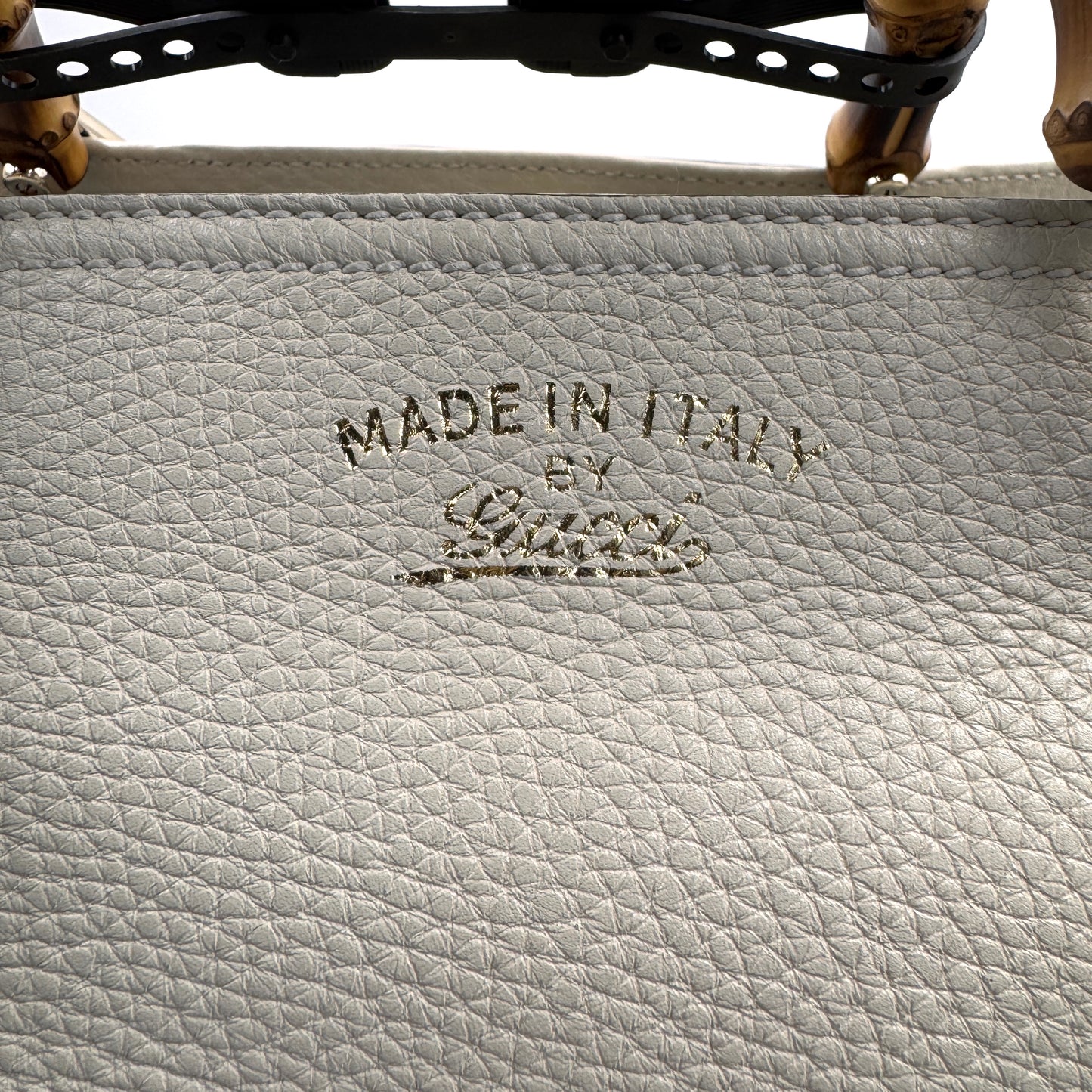 Gucci Bamboo 1947 Top Handle Bag（竹節包）經典竹節皮革手提