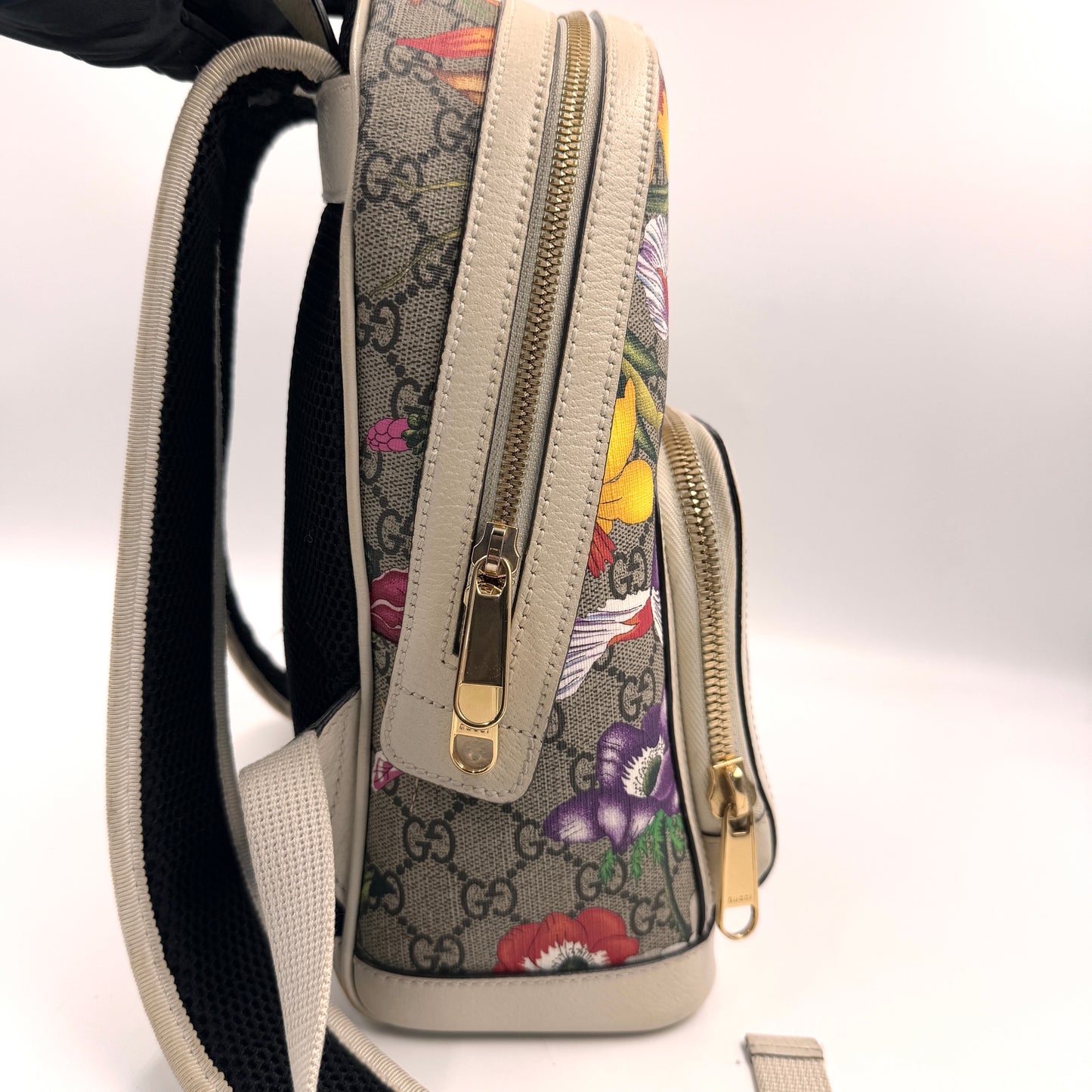 Gucci Ophidia GG Flora Backpack（Ophidia 花卉）花卉老花雙肩包