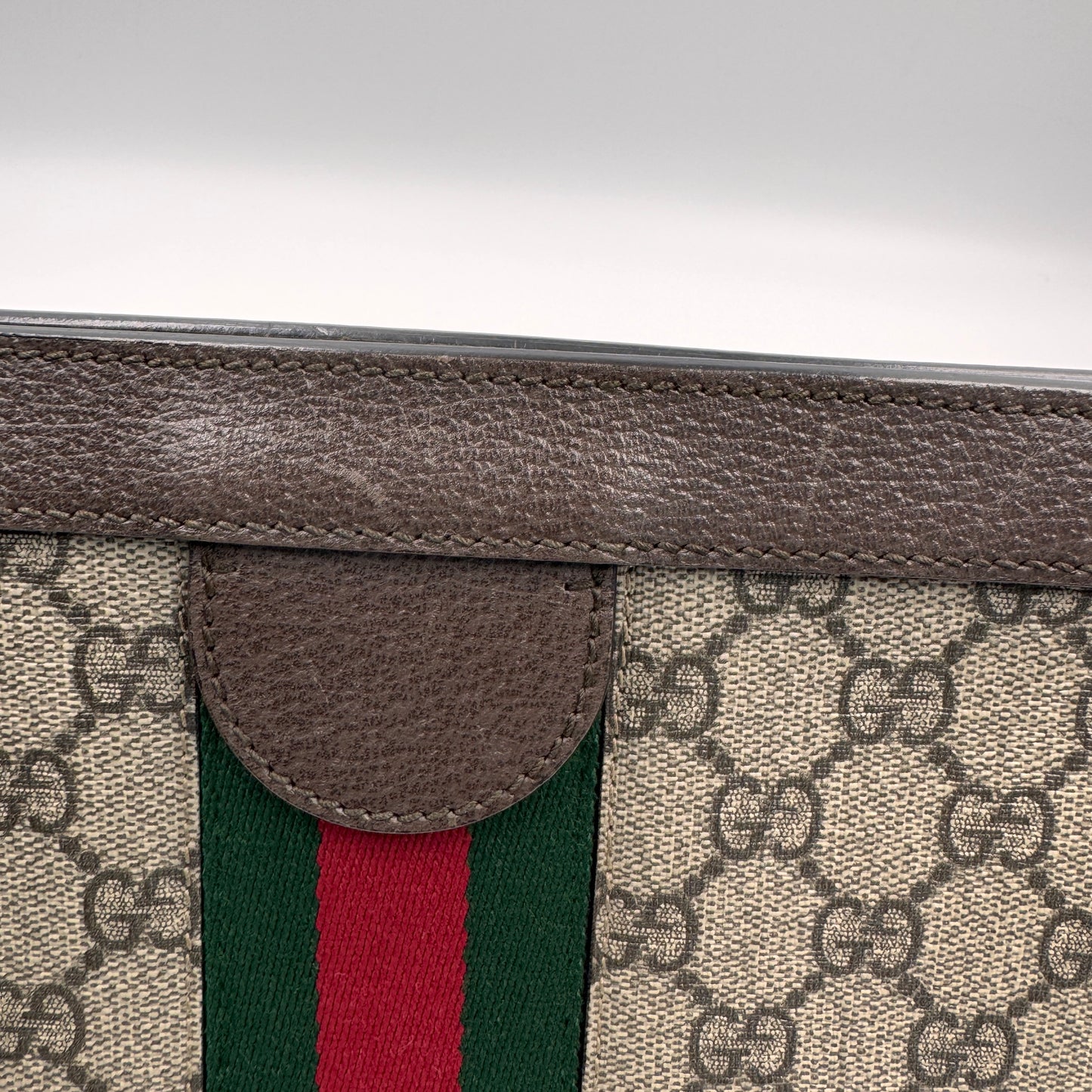 Gucci Ophidia GG Small Shoulder Bag（Ophidia）老花夾子鏈條包