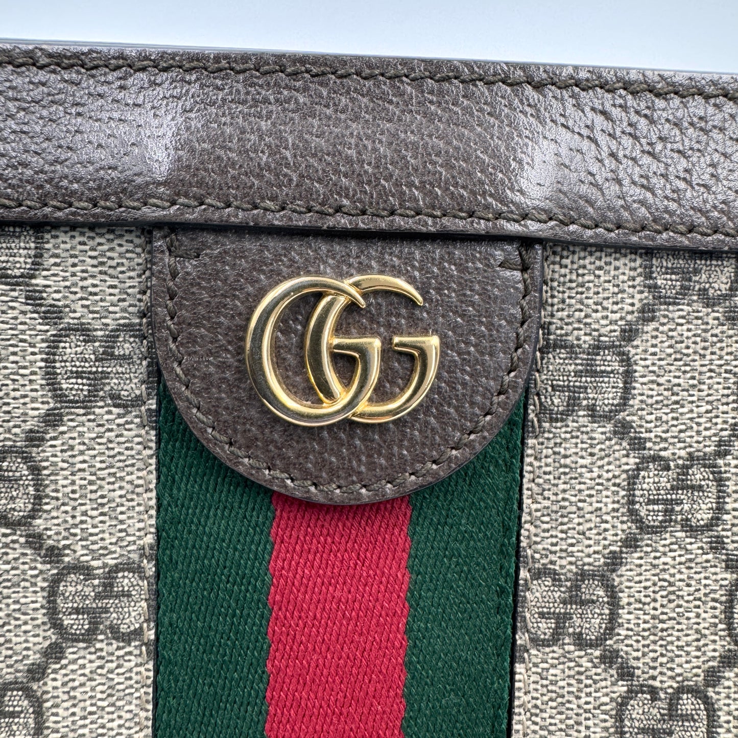 Gucci Ophidia GG Small Shoulder Bag（Ophidia）老花夾子鏈條包