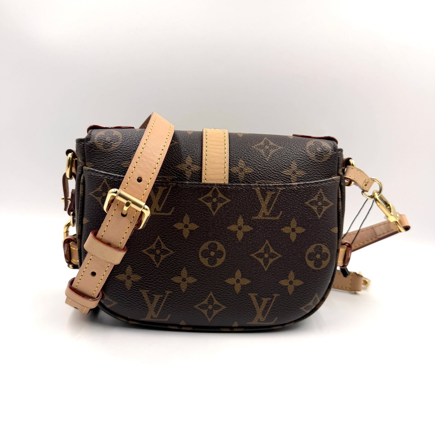 Louis Vuitton Twinset BB（Twinset）老花拼色BB肩背