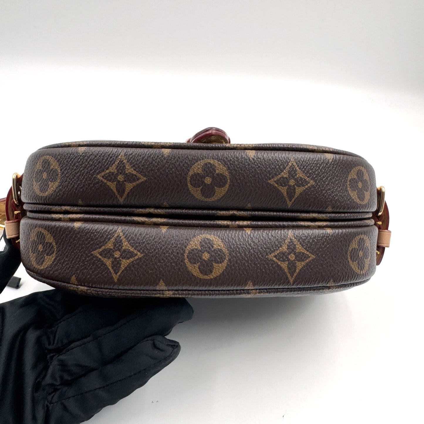 Louis Vuitton Twinset BB（Twinset）老花拼色BB肩背